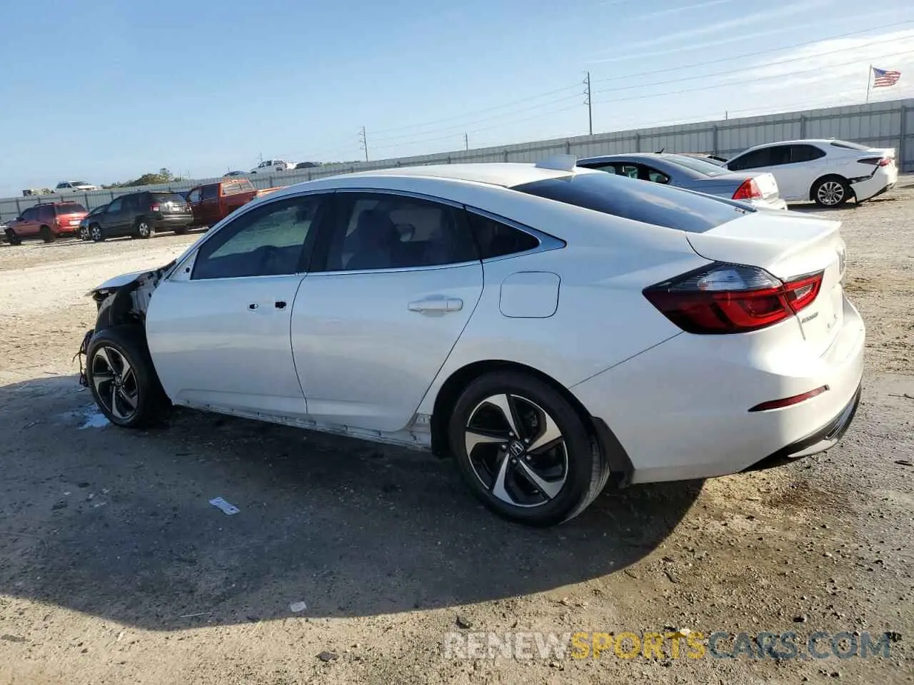 2 Photograph of a damaged car 19XZE4F50NE003532 HONDA INSIGHT 2022