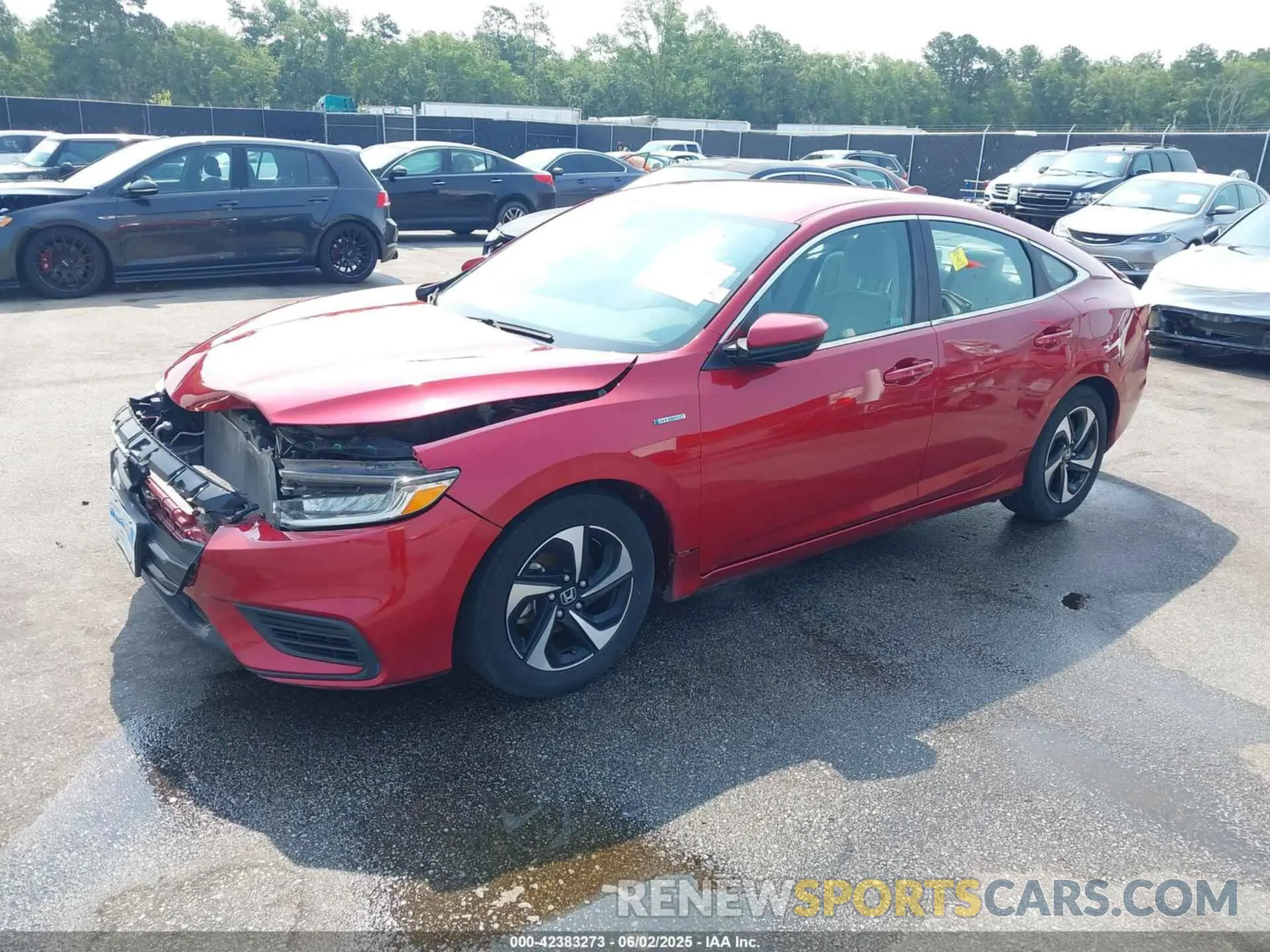2 Photograph of a damaged car 19XZE4F50NE003918 HONDA INSIGHT 2022