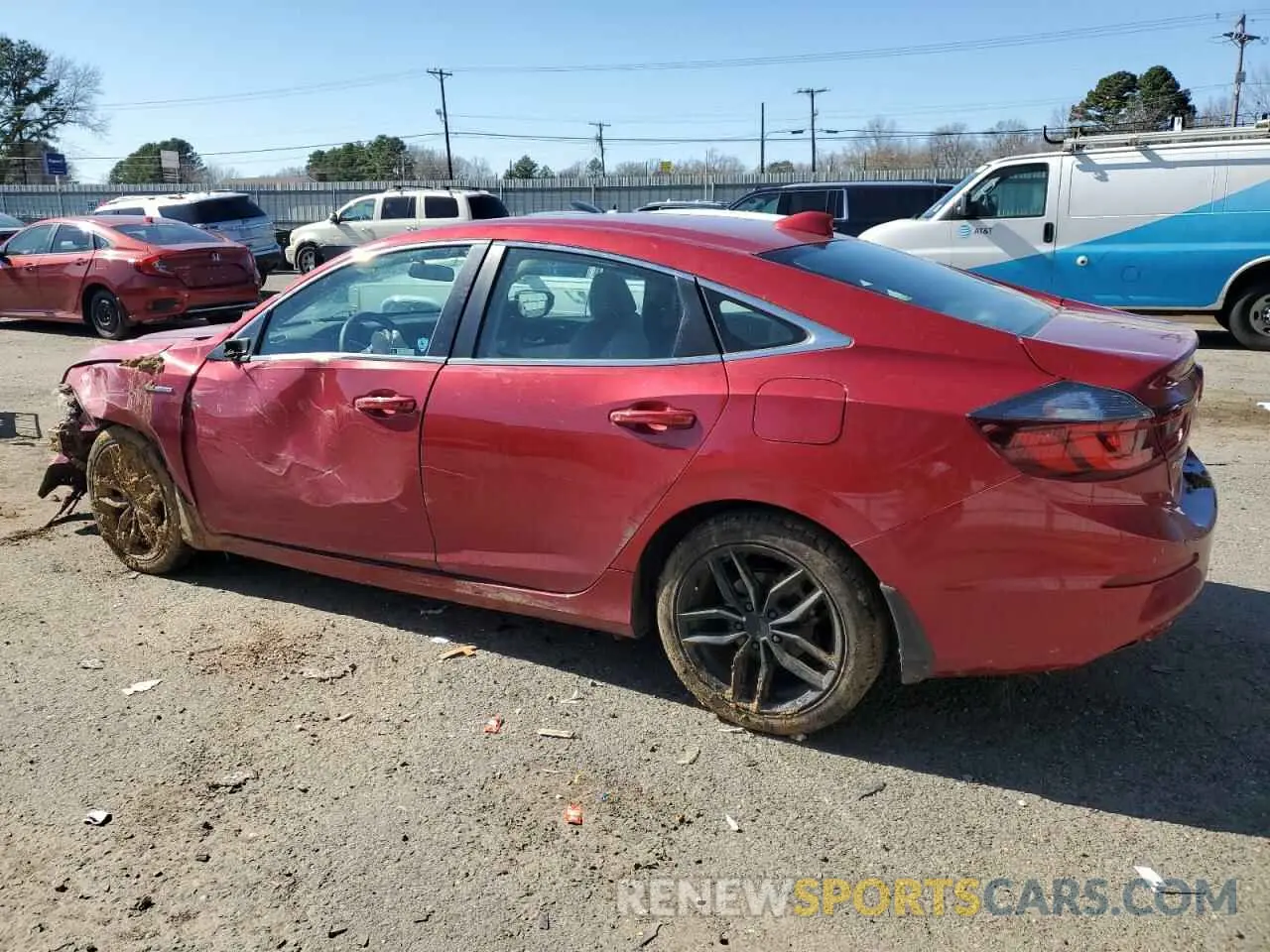 2 Photograph of a damaged car 19XZE4F51NE007136 HONDA INSIGHT 2022