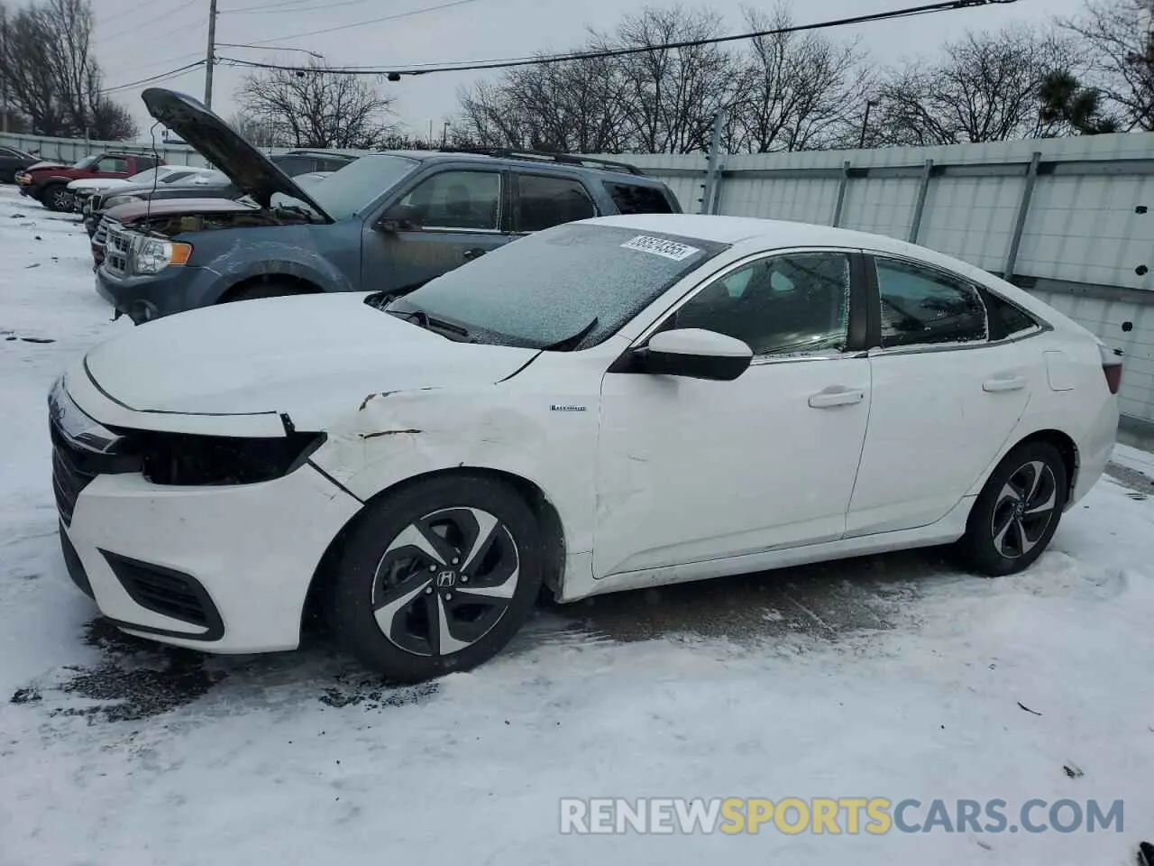 1 Photograph of a damaged car 19XZE4F51NE010943 HONDA INSIGHT 2022