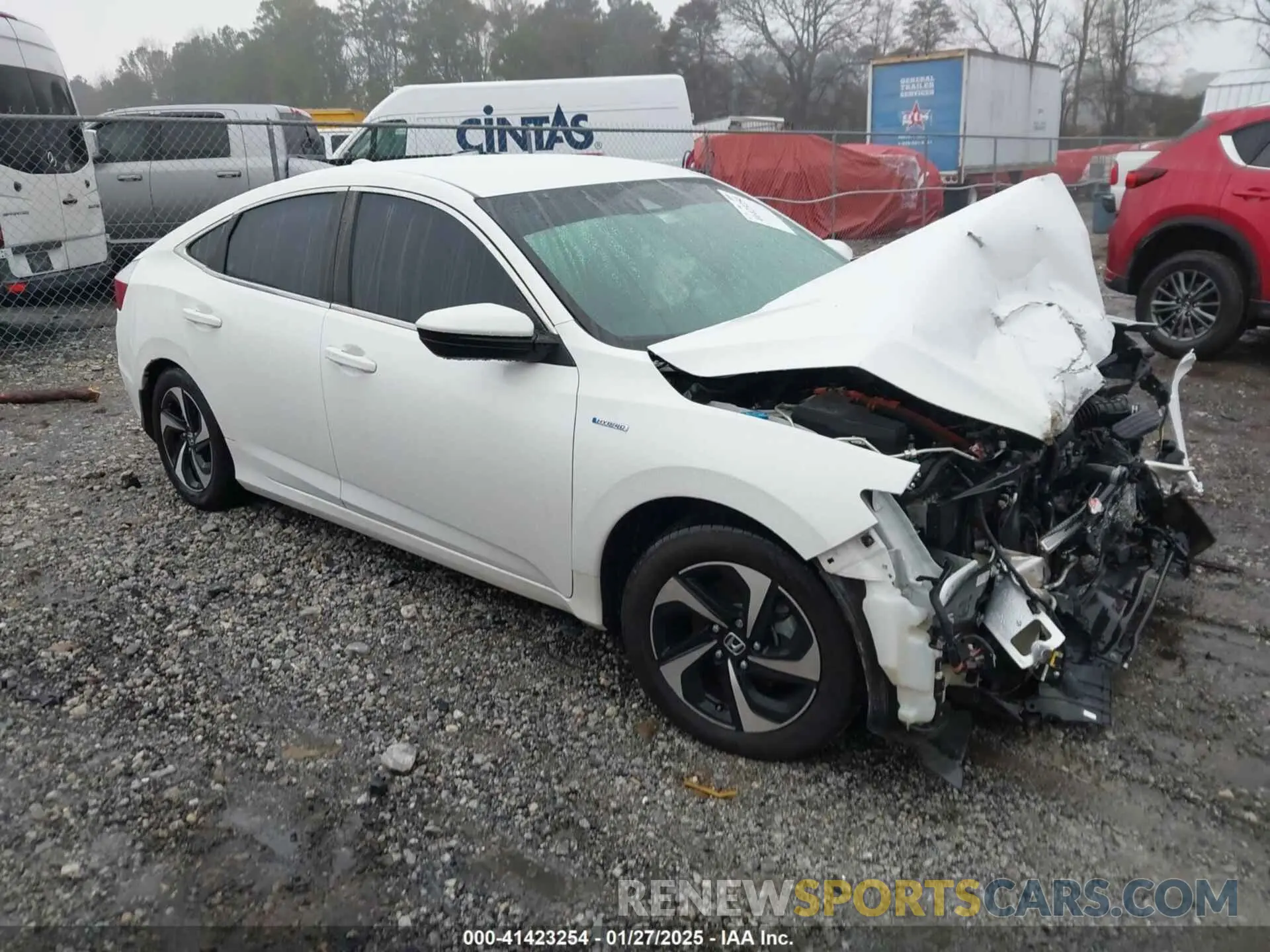 1 Photograph of a damaged car 19XZE4F52NE002561 HONDA INSIGHT 2022