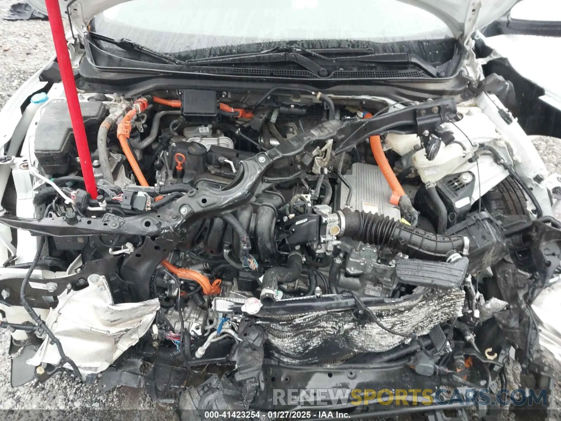 10 Photograph of a damaged car 19XZE4F52NE002561 HONDA INSIGHT 2022