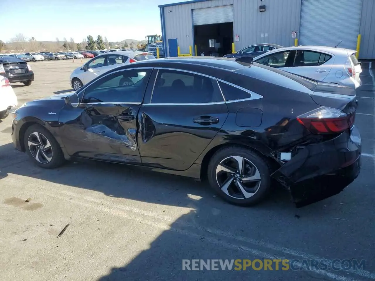 2 Photograph of a damaged car 19XZE4F52NE004911 HONDA INSIGHT 2022