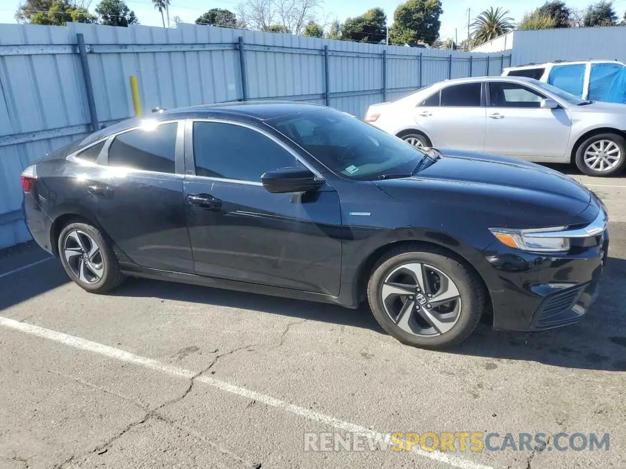 4 Photograph of a damaged car 19XZE4F52NE004911 HONDA INSIGHT 2022