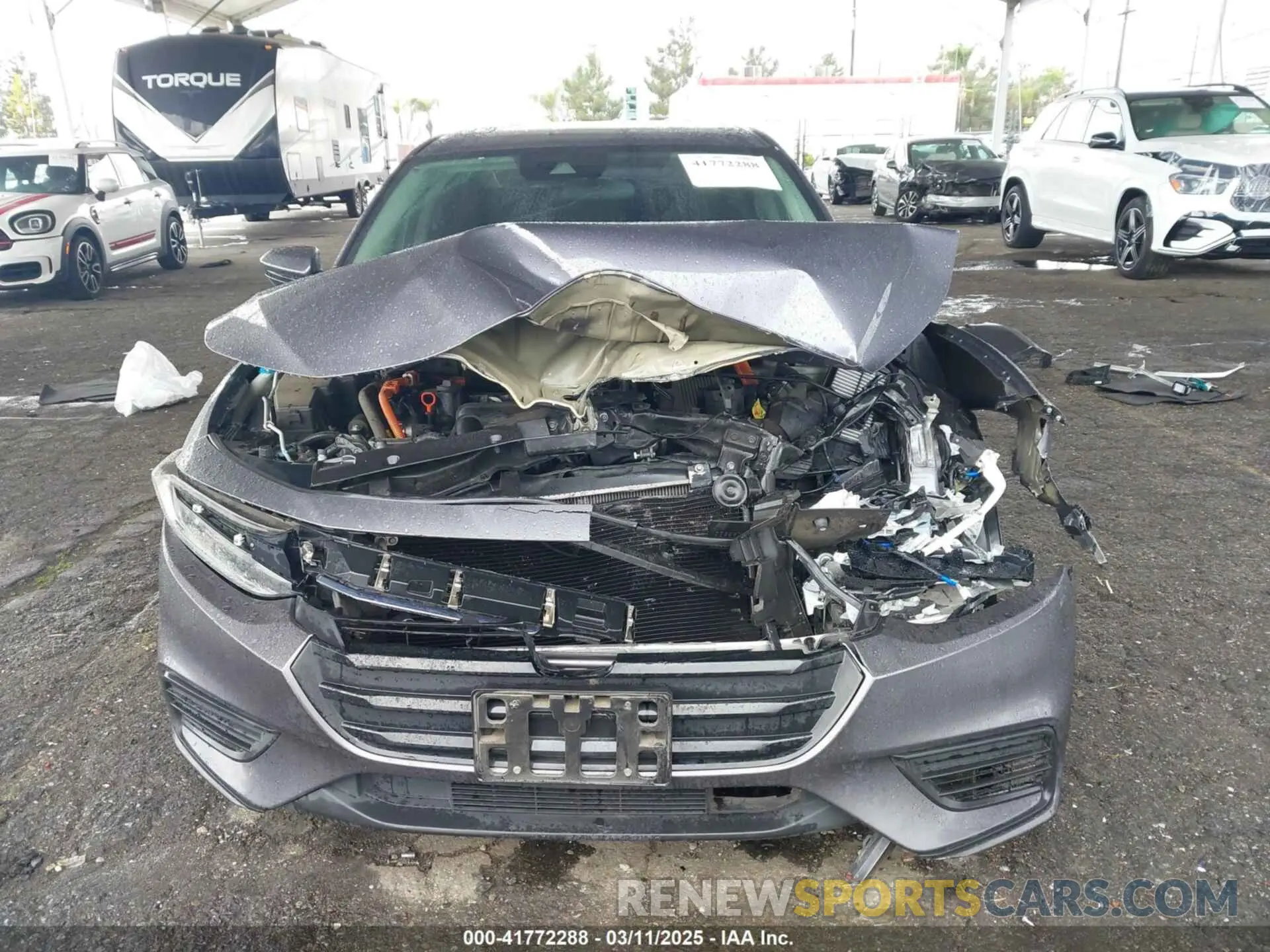 6 Photograph of a damaged car 19XZE4F52NE009235 HONDA INSIGHT 2022