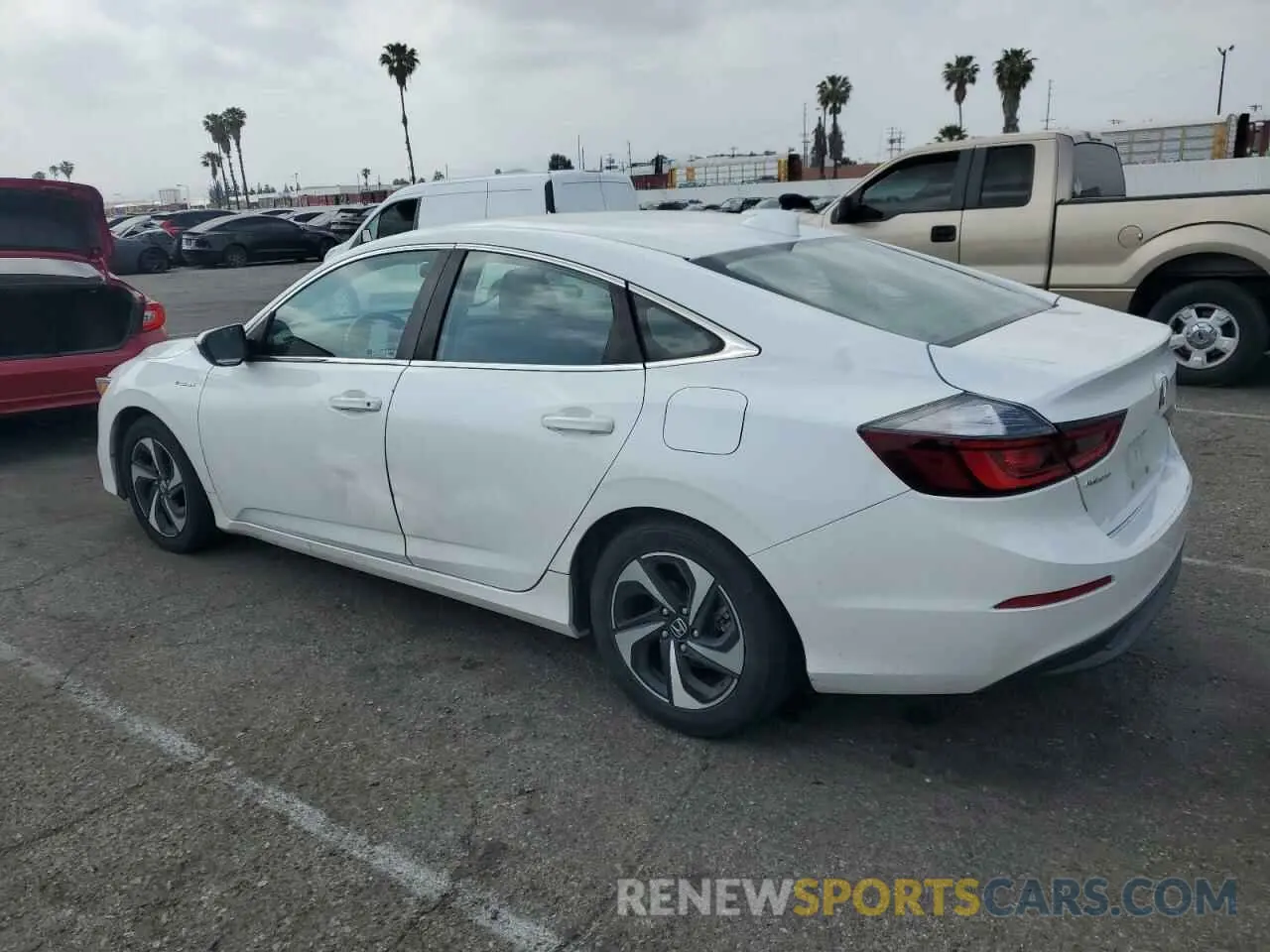 2 Photograph of a damaged car 19XZE4F52NE014032 HONDA INSIGHT 2022