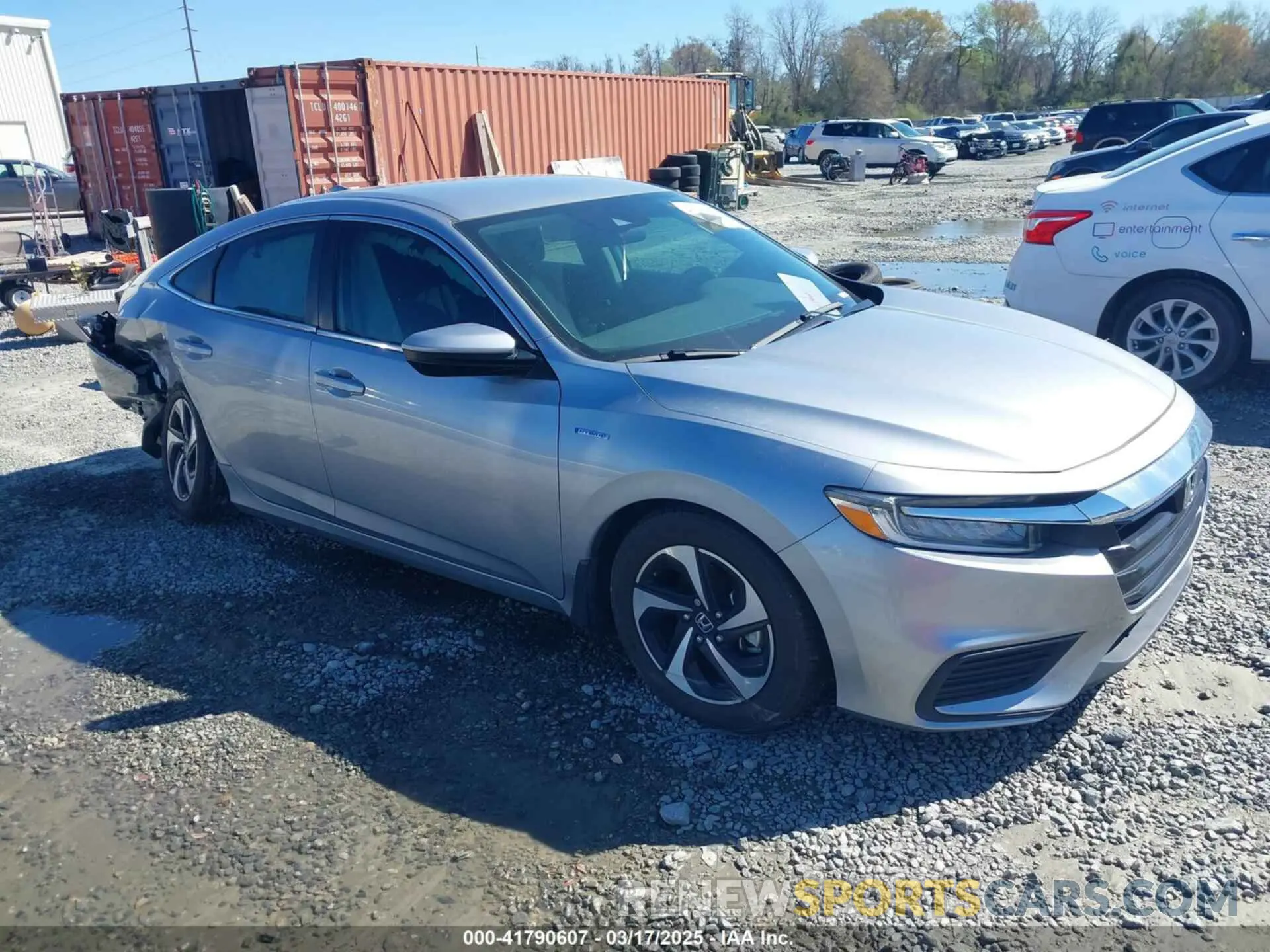 1 Photograph of a damaged car 19XZE4F53NE011138 HONDA INSIGHT 2022