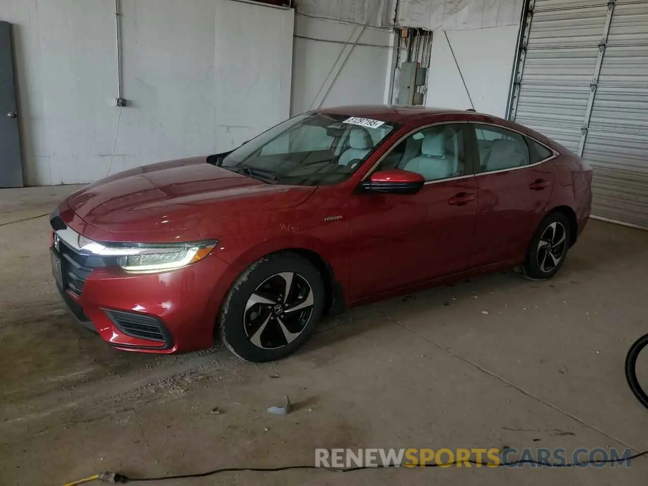 1 Photograph of a damaged car 19XZE4F54NE003937 HONDA INSIGHT 2022