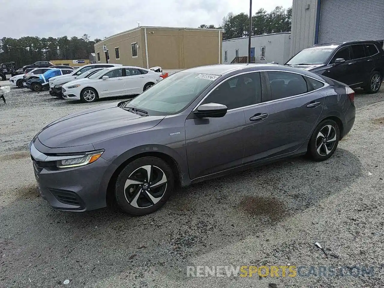 1 Photograph of a damaged car 19XZE4F54NE012525 HONDA INSIGHT 2022