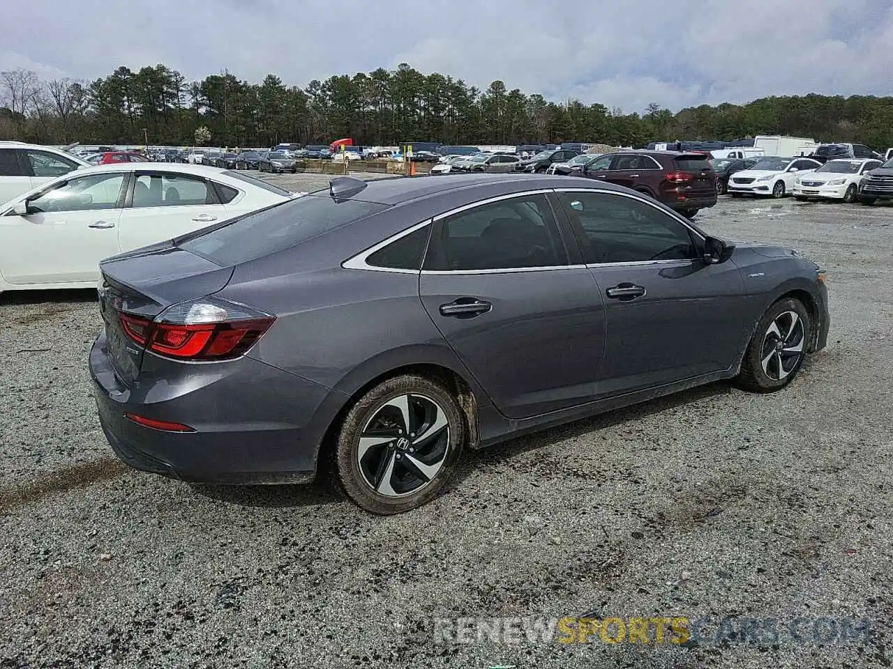 3 Photograph of a damaged car 19XZE4F54NE012525 HONDA INSIGHT 2022