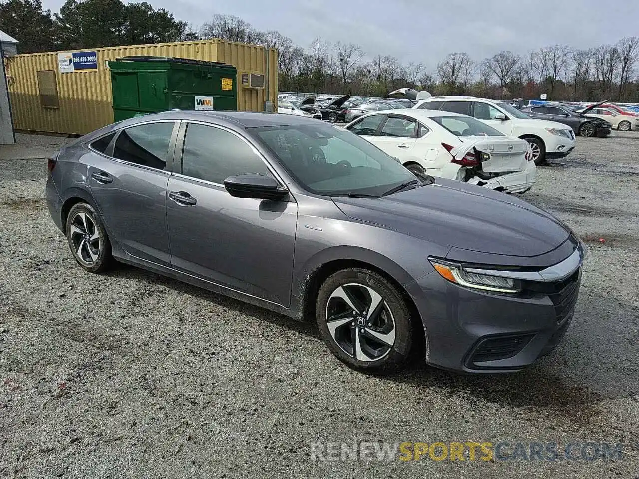 4 Photograph of a damaged car 19XZE4F54NE012525 HONDA INSIGHT 2022