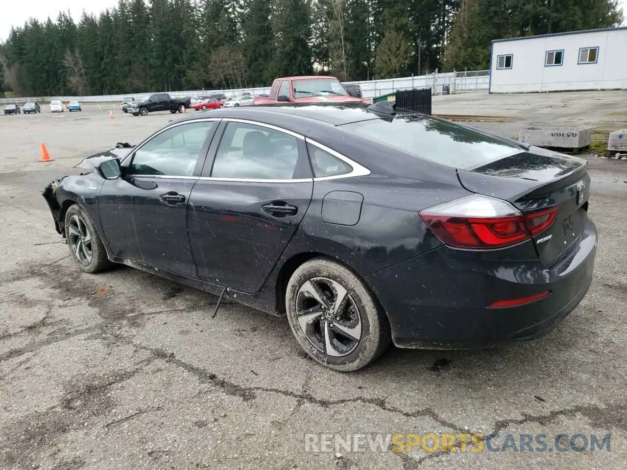 2 Photograph of a damaged car 19XZE4F54NE013965 HONDA INSIGHT 2022
