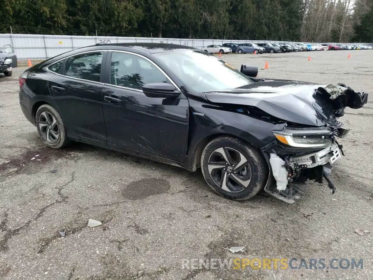 4 Photograph of a damaged car 19XZE4F54NE013965 HONDA INSIGHT 2022