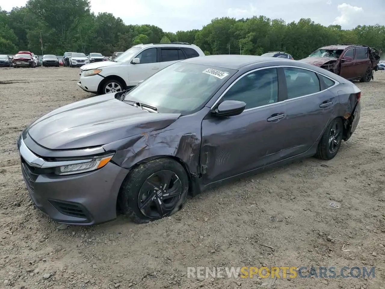 1 Photograph of a damaged car 19XZE4F55NE003056 HONDA INSIGHT 2022
