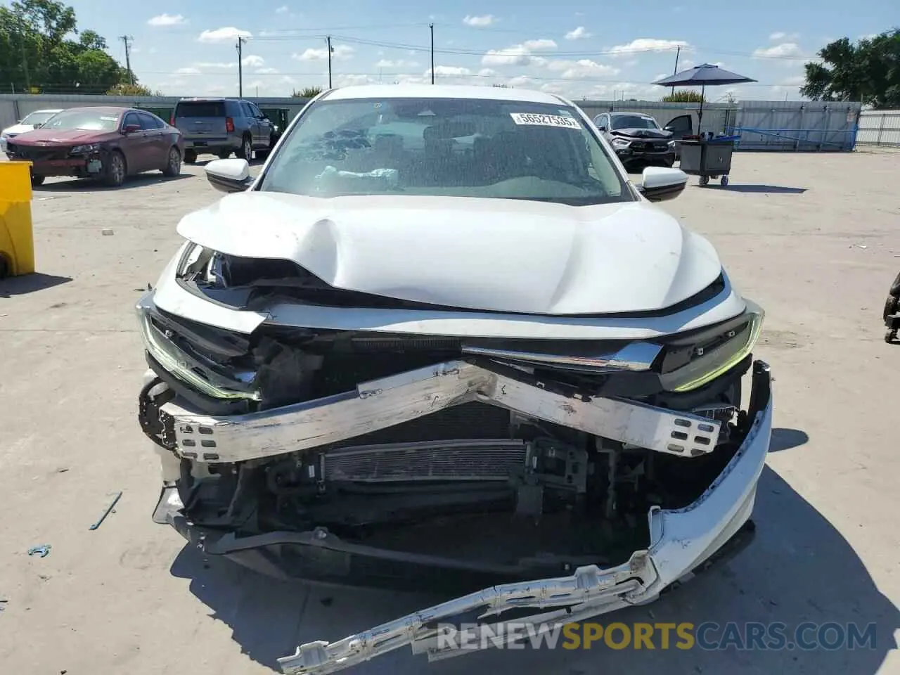 5 Photograph of a damaged car 19XZE4F55NE009889 HONDA INSIGHT 2022