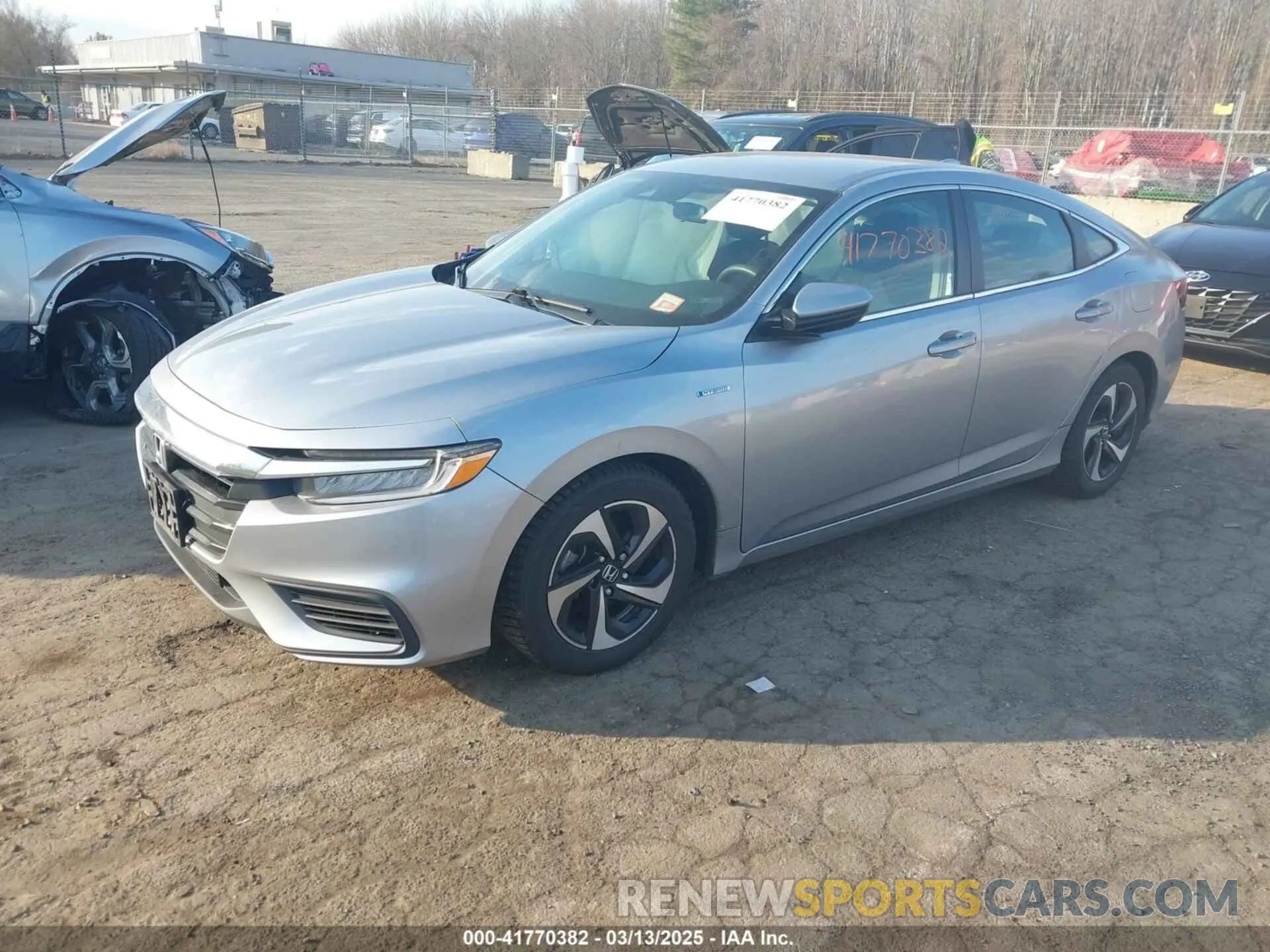 2 Photograph of a damaged car 19XZE4F56NE000425 HONDA INSIGHT 2022