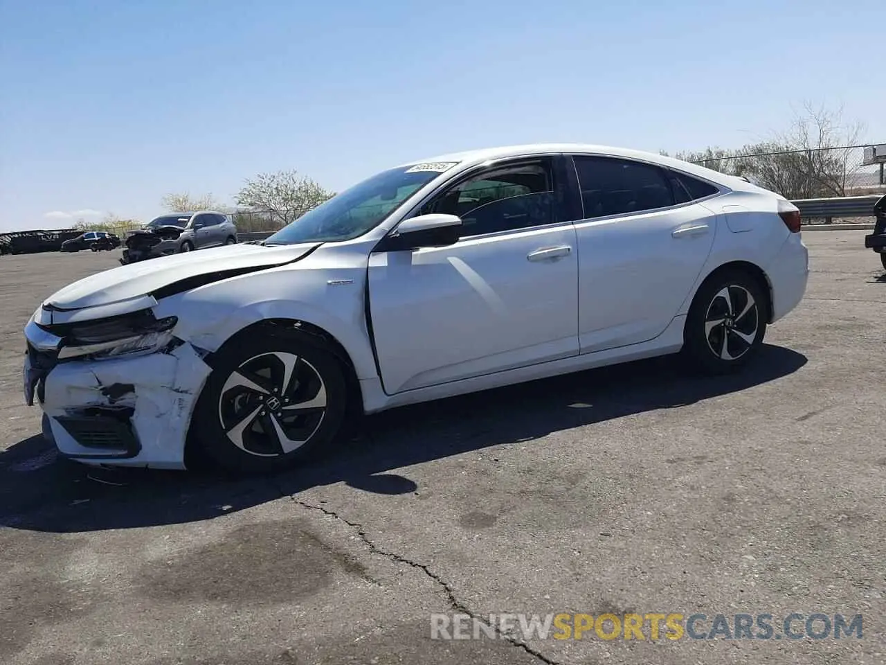 1 Photograph of a damaged car 19XZE4F56NE003261 HONDA INSIGHT 2022