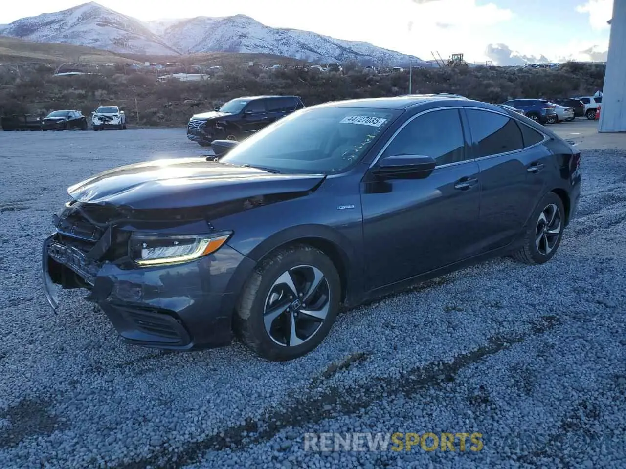 1 Photograph of a damaged car 19XZE4F56NE011358 HONDA INSIGHT 2022