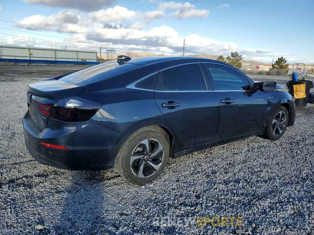 3 Photograph of a damaged car 19XZE4F56NE011358 HONDA INSIGHT 2022