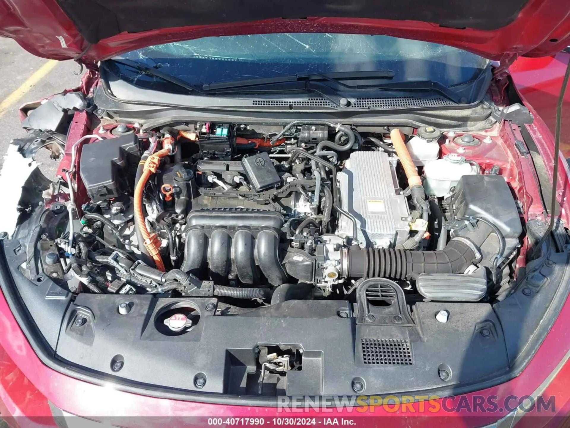 10 Photograph of a damaged car 19XZE4F56NE016656 HONDA INSIGHT 2022
