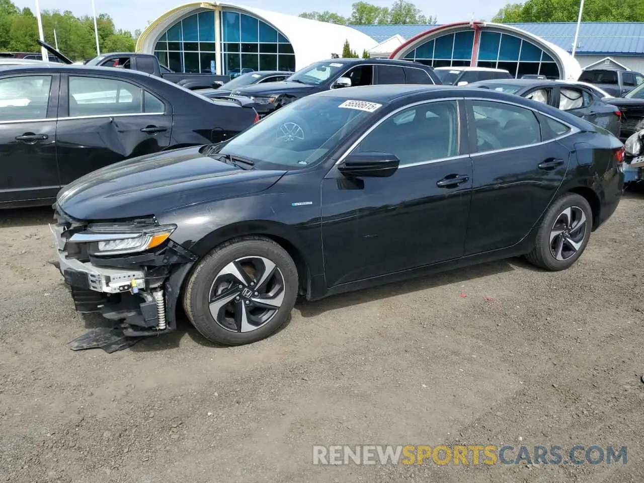 1 Photograph of a damaged car 19XZE4F58NE004220 HONDA INSIGHT 2022