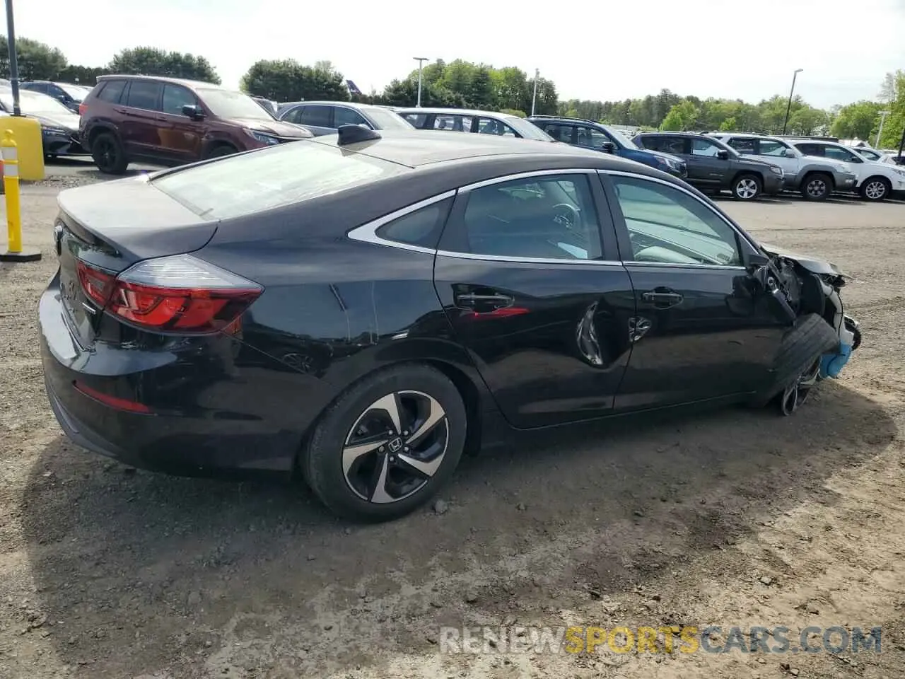 3 Photograph of a damaged car 19XZE4F58NE004220 HONDA INSIGHT 2022