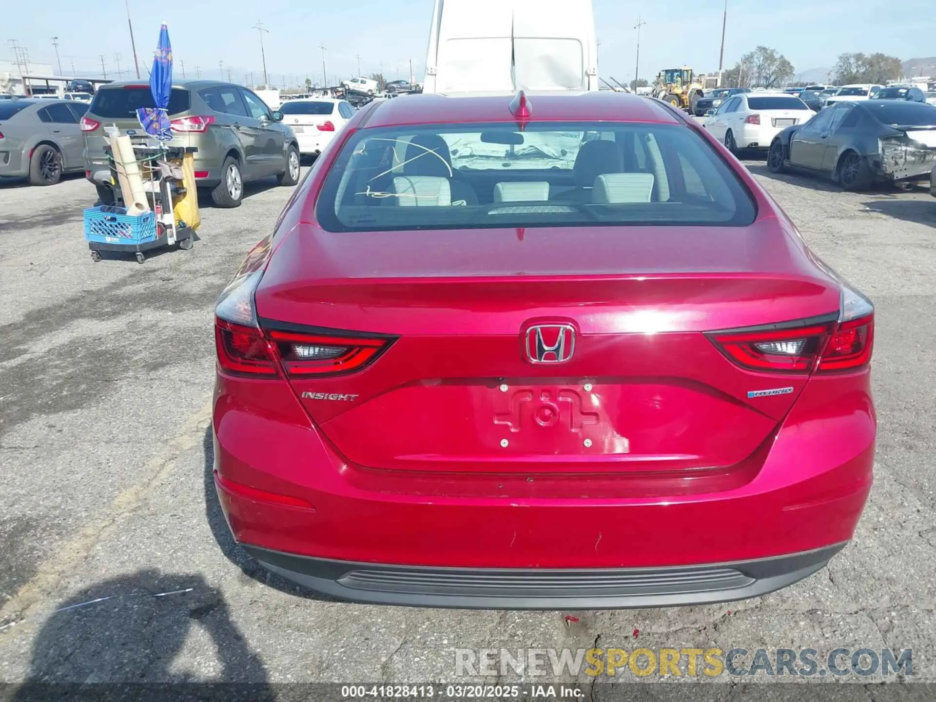 16 Photograph of a damaged car 19XZE4F58NE012057 HONDA INSIGHT 2022