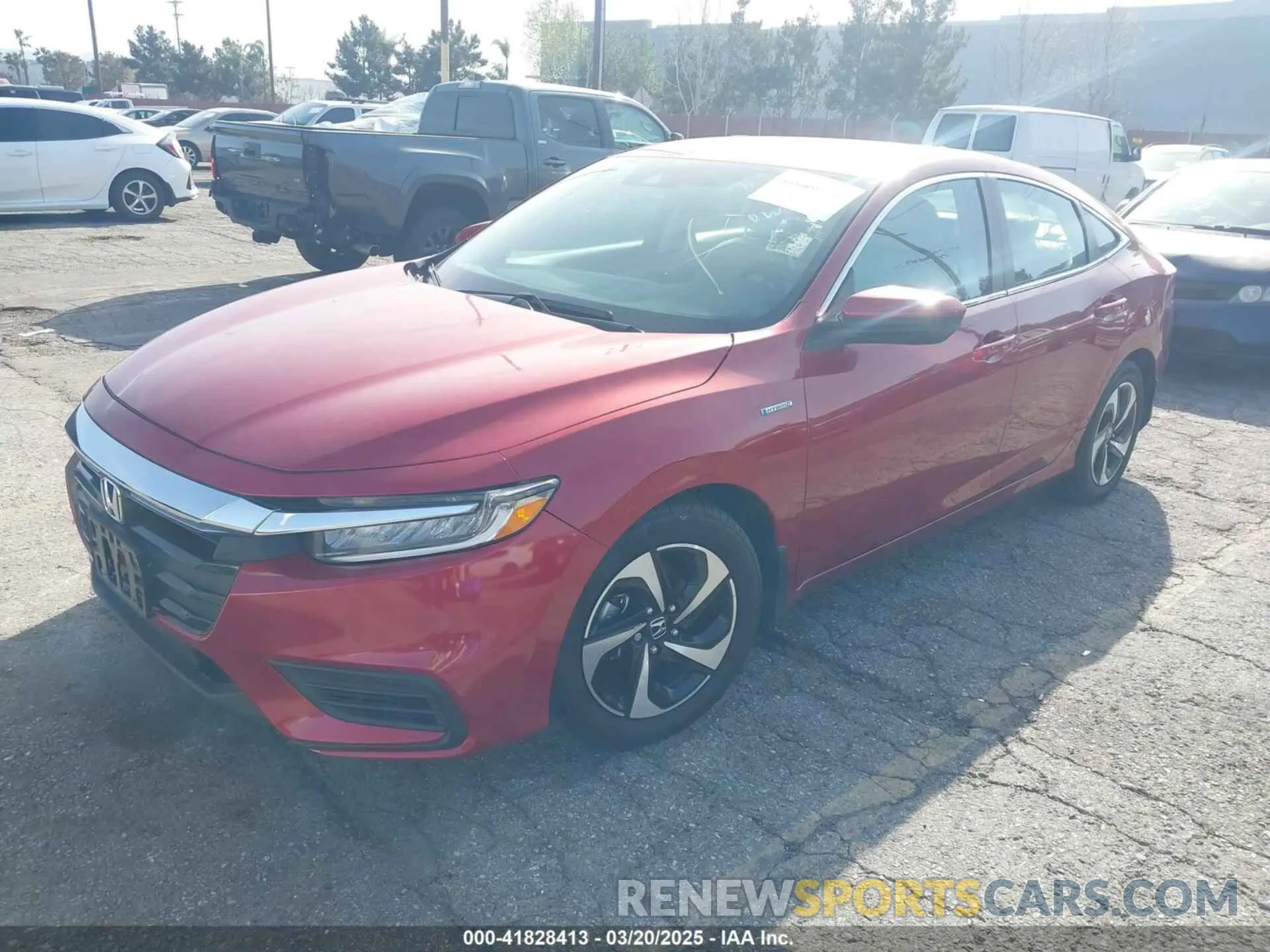 2 Photograph of a damaged car 19XZE4F58NE012057 HONDA INSIGHT 2022