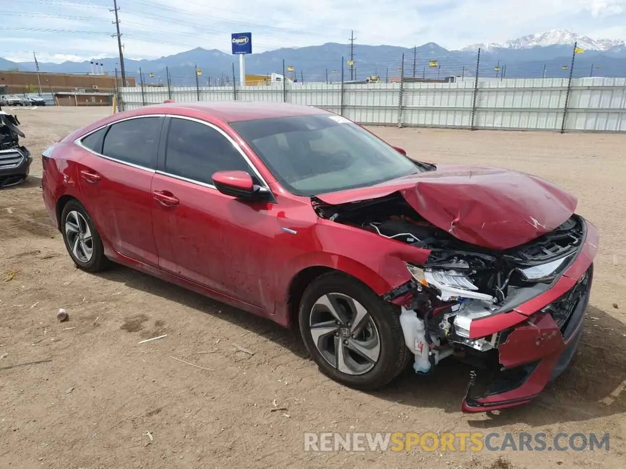 4 Photograph of a damaged car 19XZE4F59NE007000 HONDA INSIGHT 2022