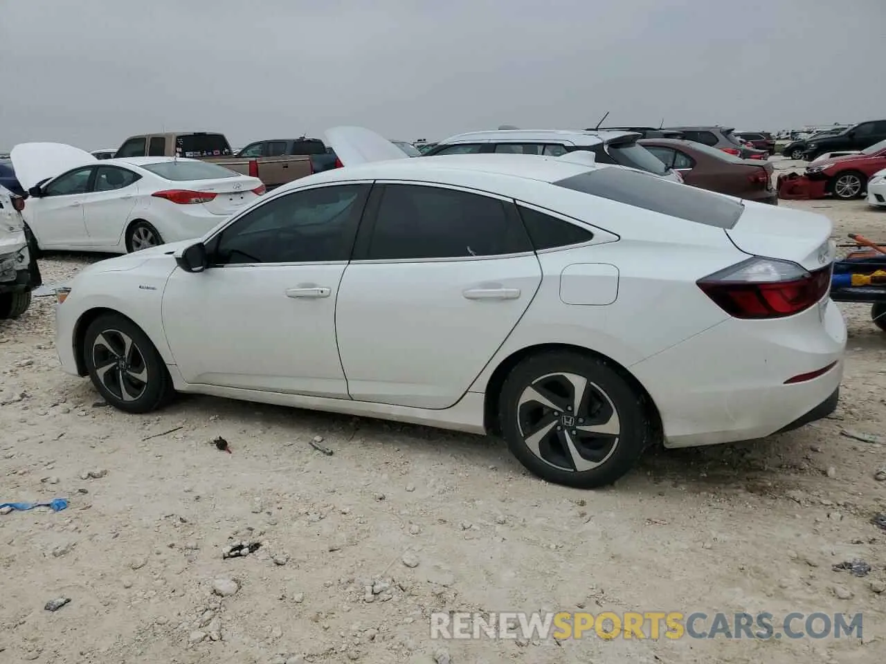 2 Photograph of a damaged car 19XZE4F59NE009443 HONDA INSIGHT 2022