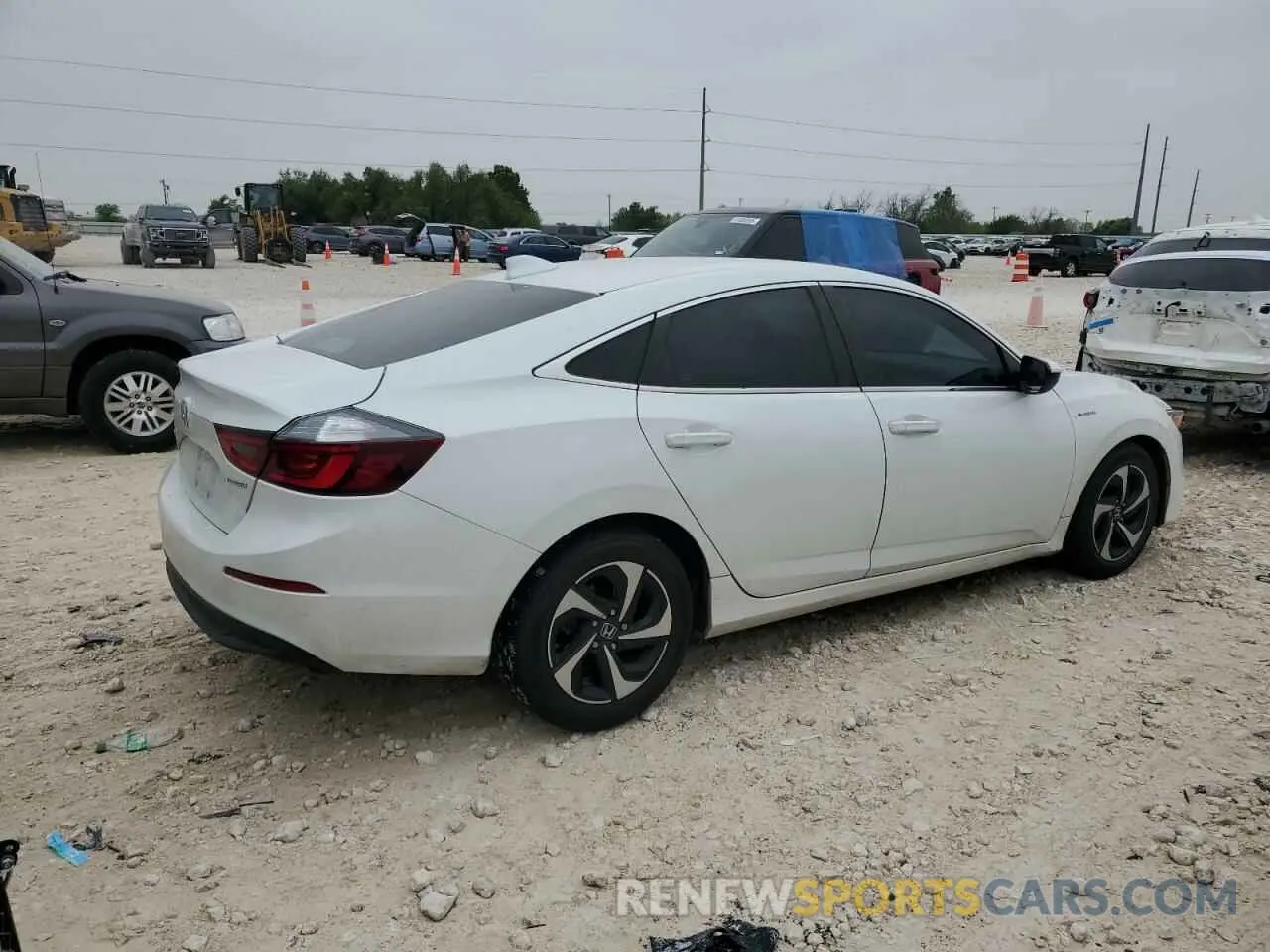 3 Photograph of a damaged car 19XZE4F59NE009443 HONDA INSIGHT 2022