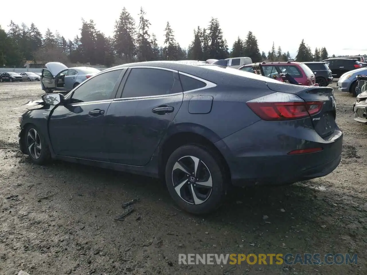 2 Photograph of a damaged car 19XZE4F59NE009684 HONDA INSIGHT 2022