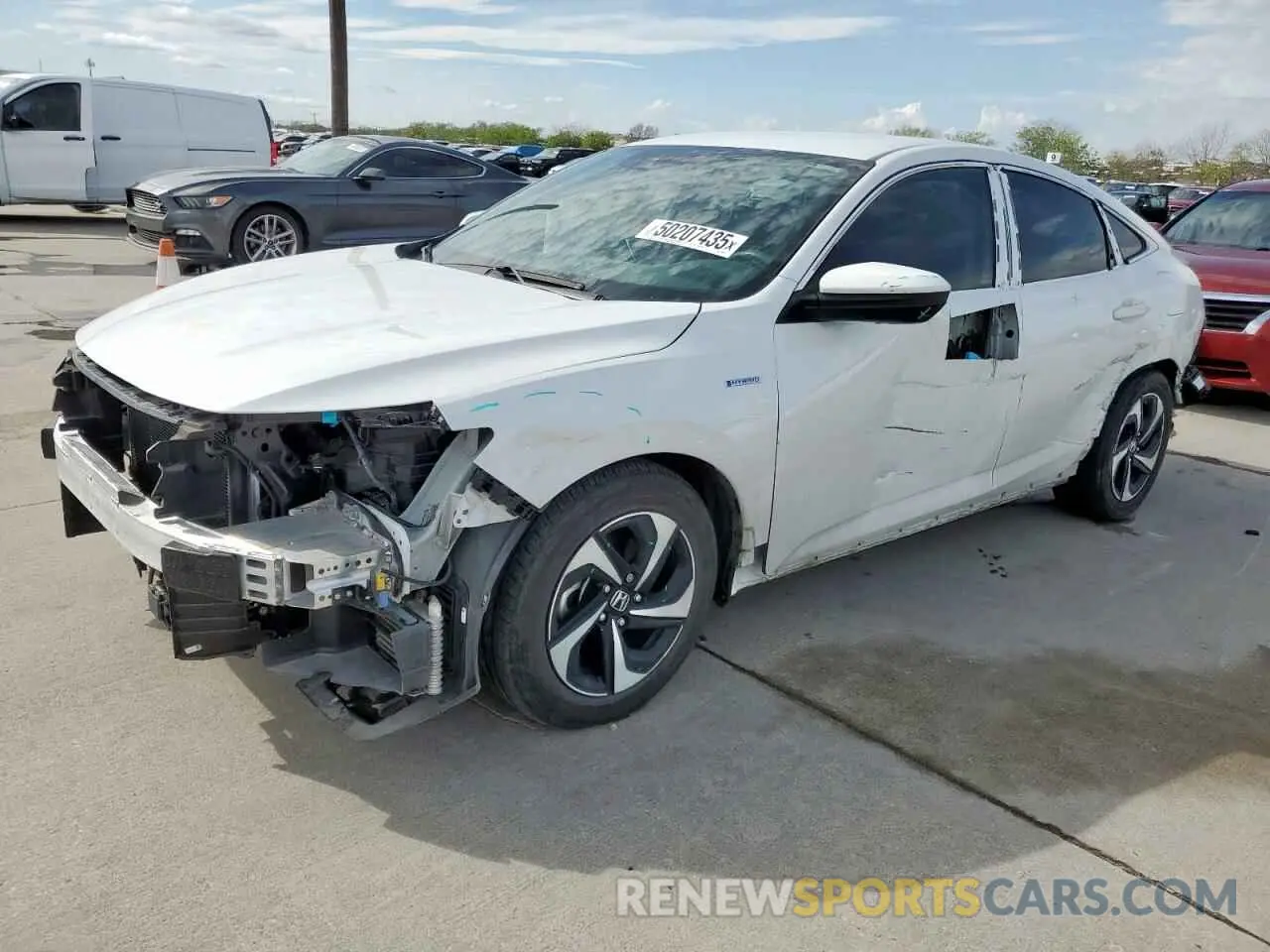 1 Photograph of a damaged car 19XZE4F59NE010298 HONDA INSIGHT 2022