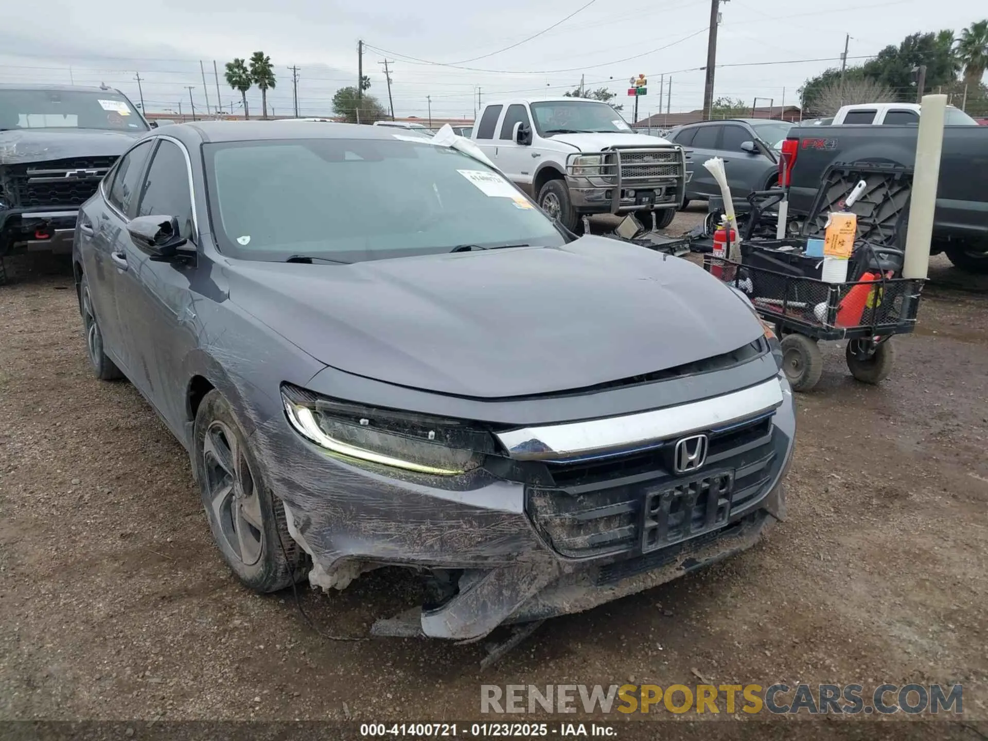 1 Photograph of a damaged car 19XZE4F5XNE002971 HONDA INSIGHT 2022
