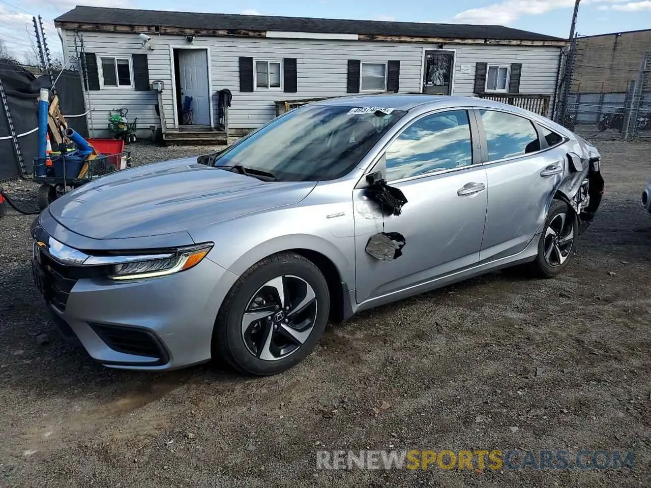 1 Photograph of a damaged car 19XZE4F5XNE009130 HONDA INSIGHT 2022