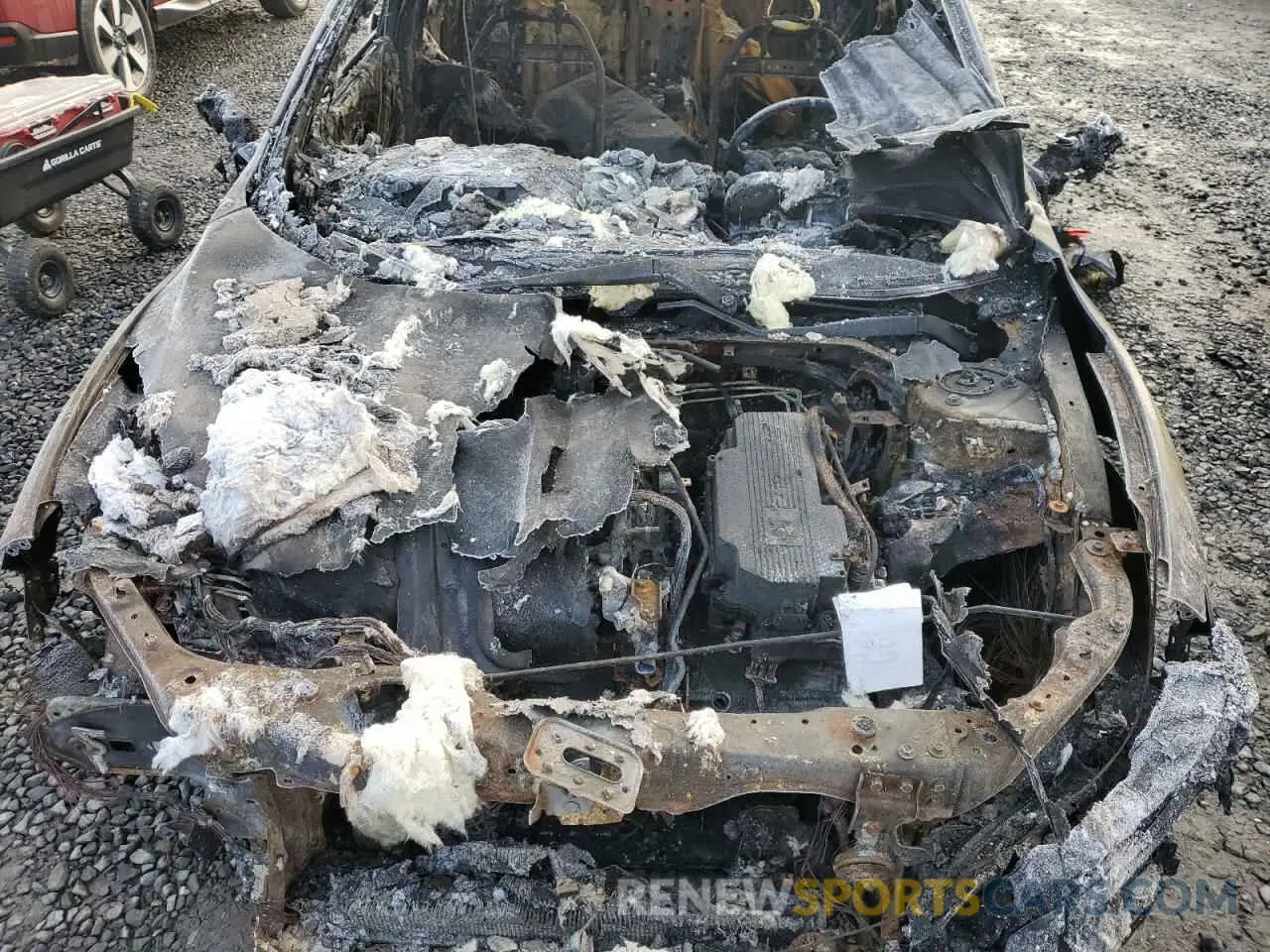 11 Photograph of a damaged car 19XZE4F90NE000200 HONDA INSIGHT 2022