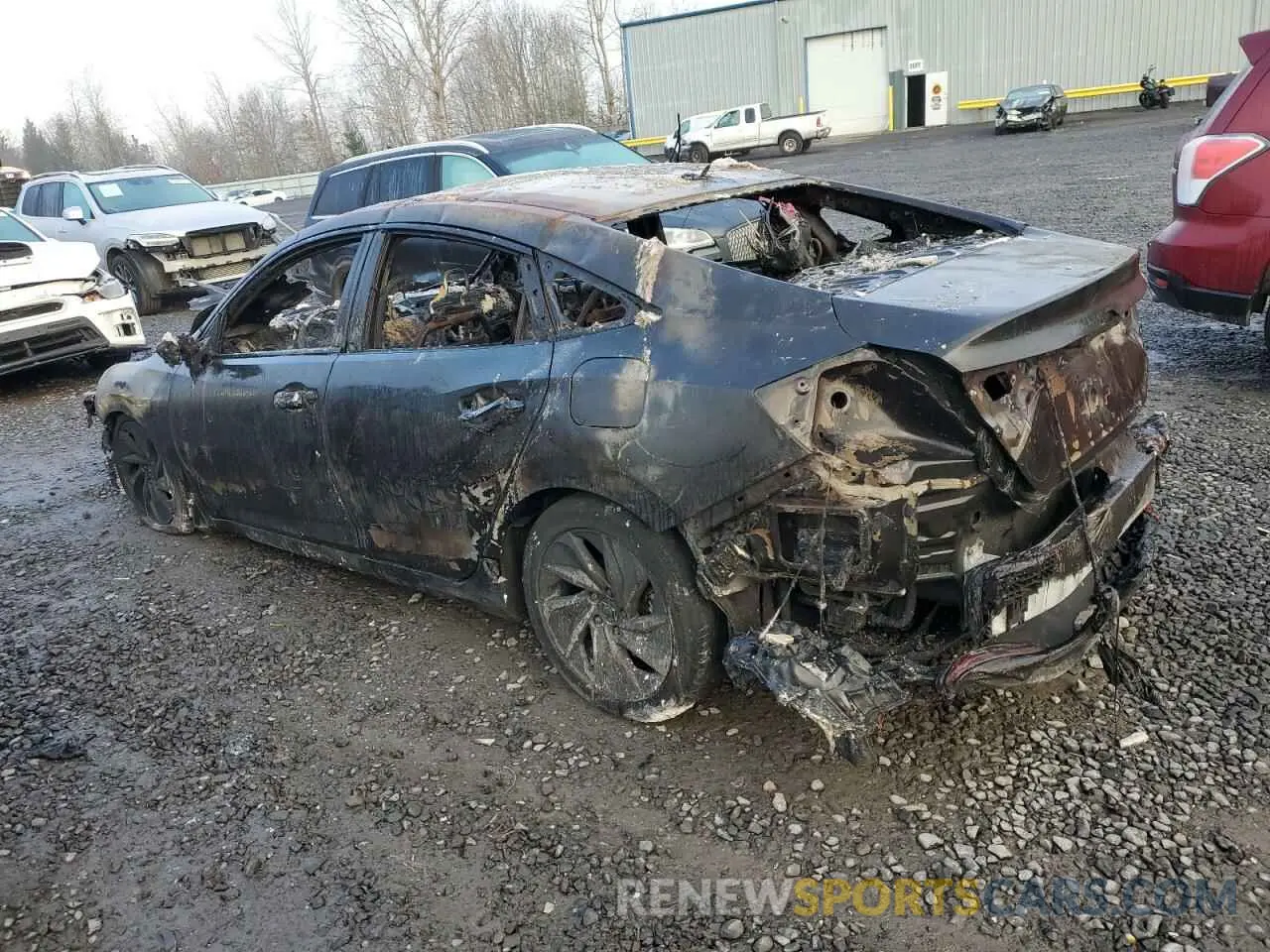 2 Photograph of a damaged car 19XZE4F90NE000200 HONDA INSIGHT 2022