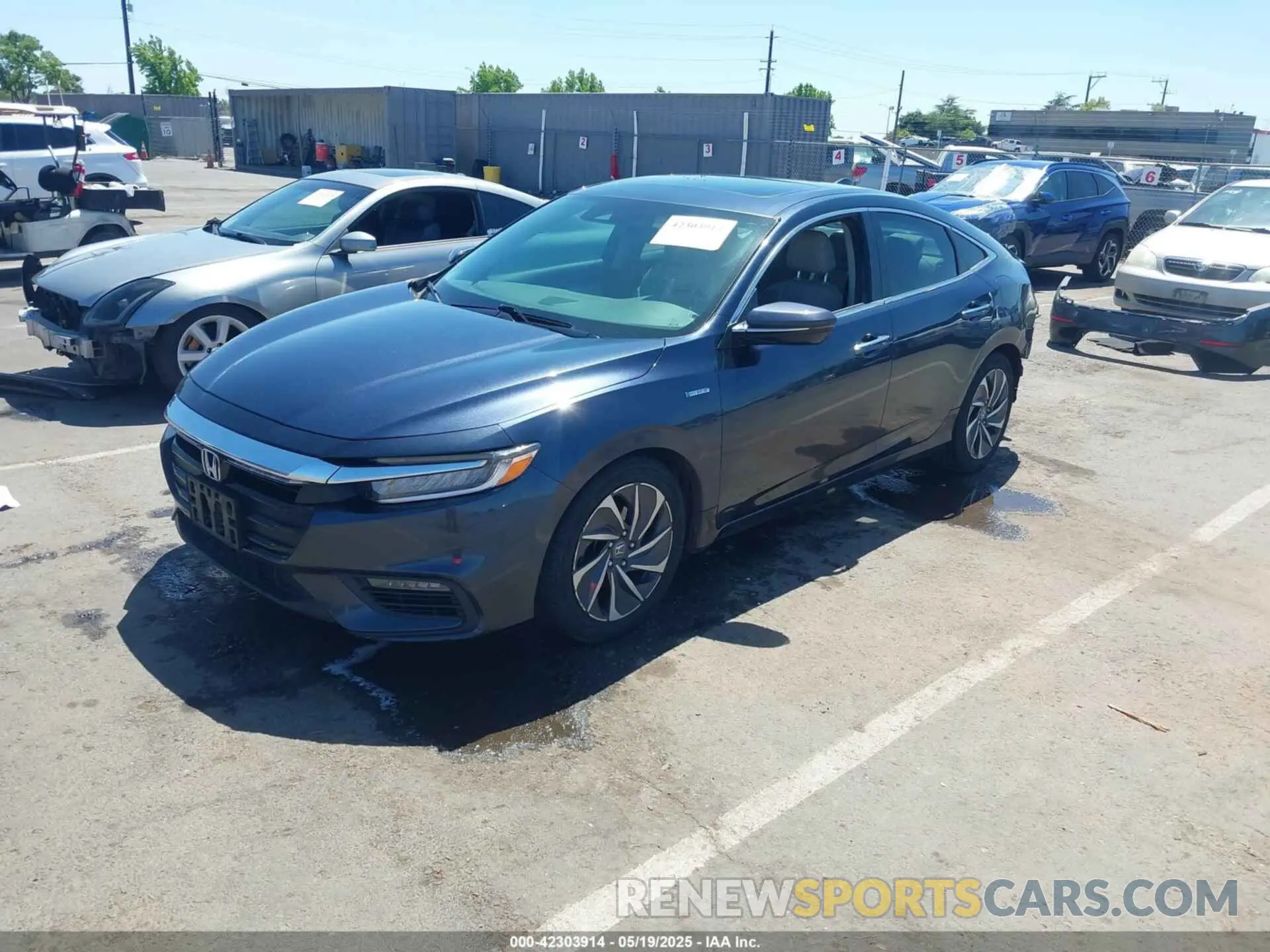 2 Photograph of a damaged car 19XZE4F90NE001251 HONDA INSIGHT 2022