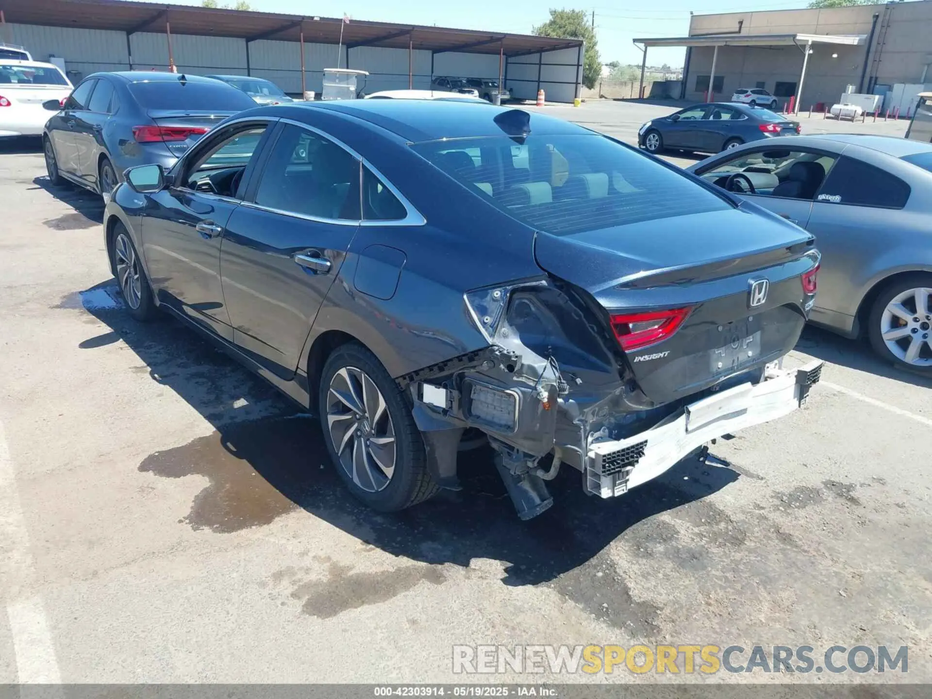 3 Photograph of a damaged car 19XZE4F90NE001251 HONDA INSIGHT 2022