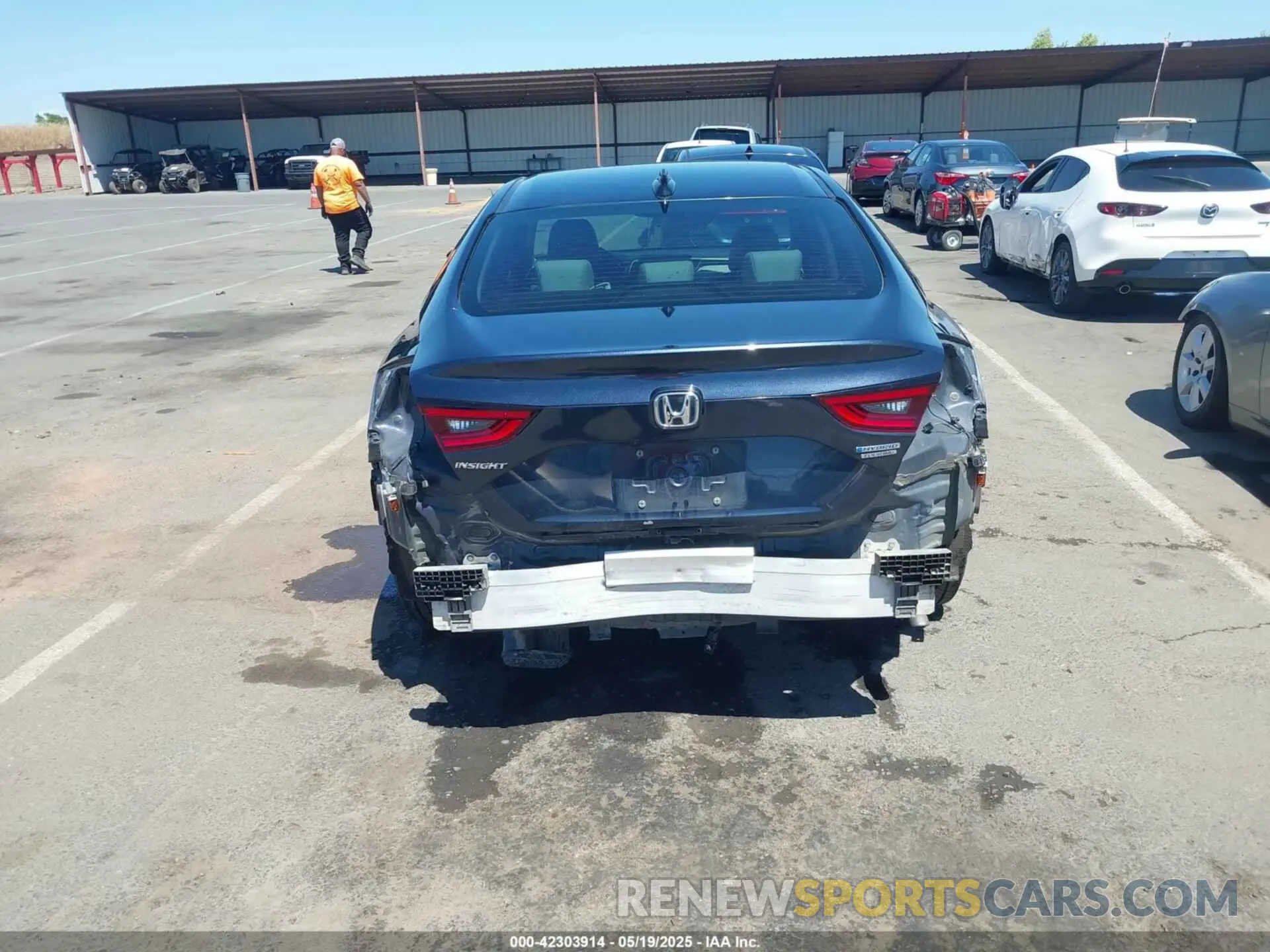 6 Photograph of a damaged car 19XZE4F90NE001251 HONDA INSIGHT 2022