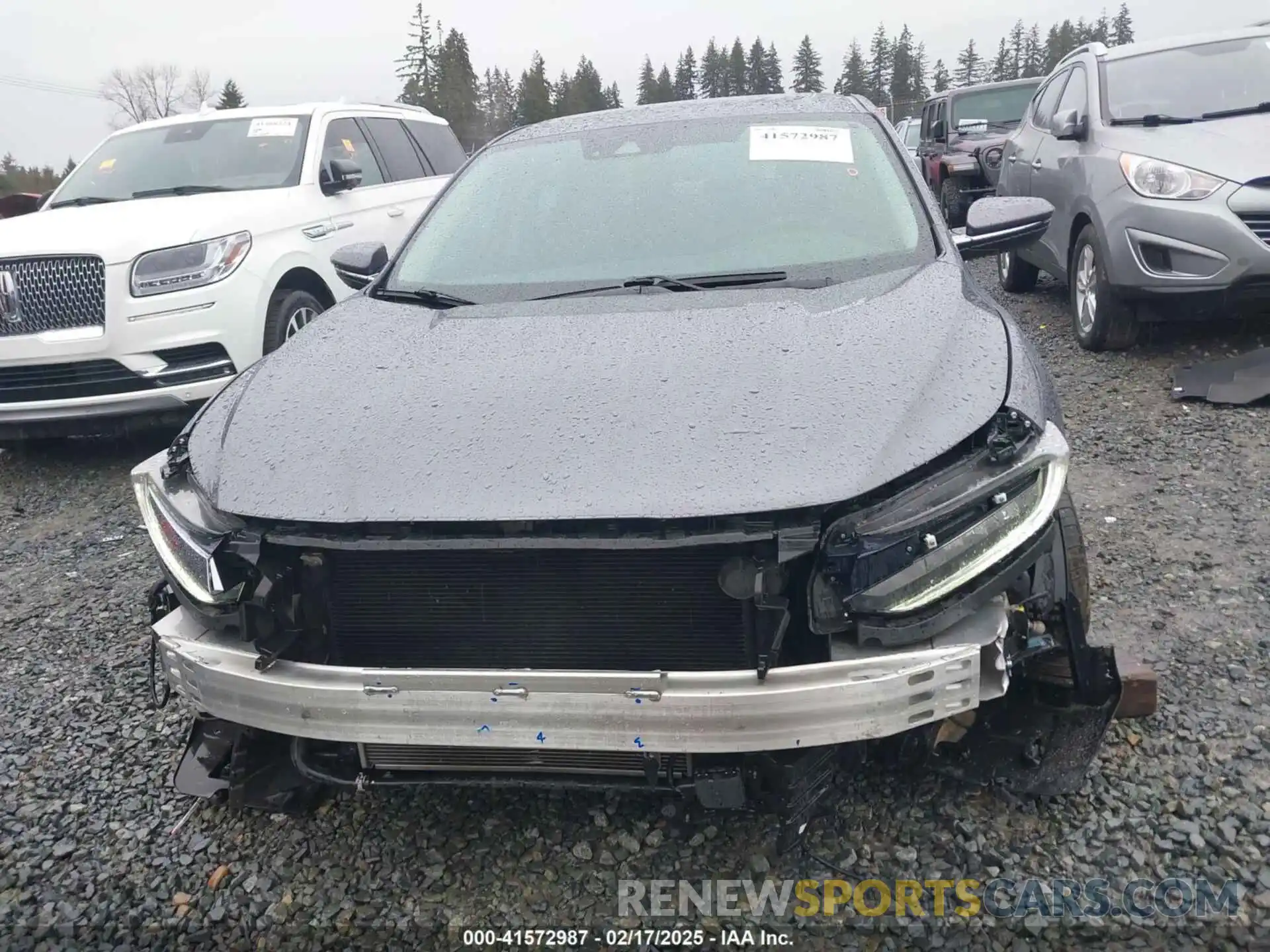 6 Photograph of a damaged car 19XZE4F90NE013173 HONDA INSIGHT 2022