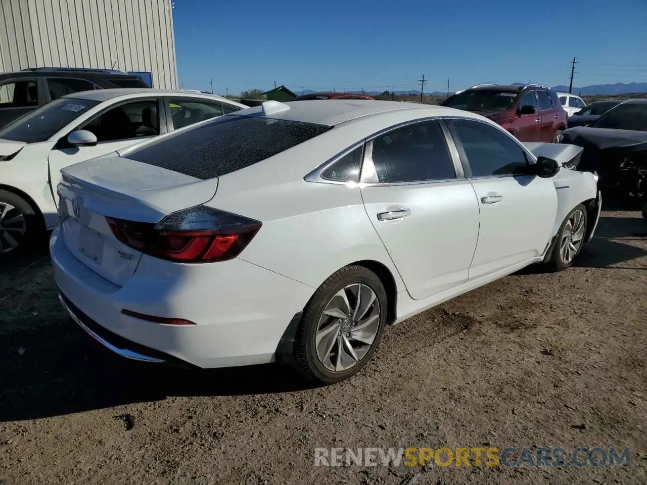 3 Photograph of a damaged car 19XZE4F91NE001548 HONDA INSIGHT 2022