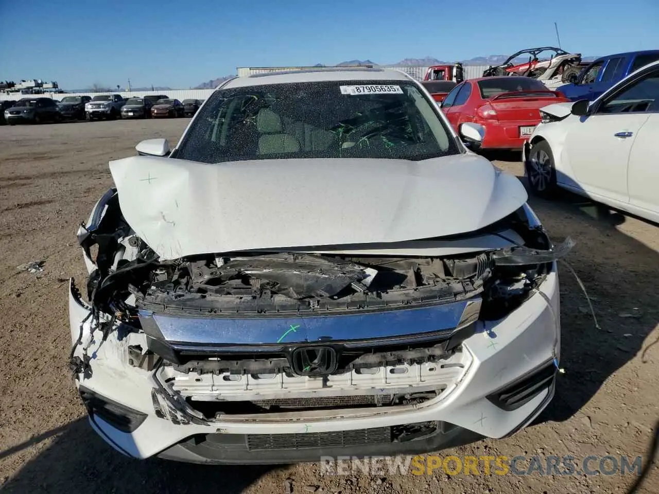 5 Photograph of a damaged car 19XZE4F91NE001548 HONDA INSIGHT 2022