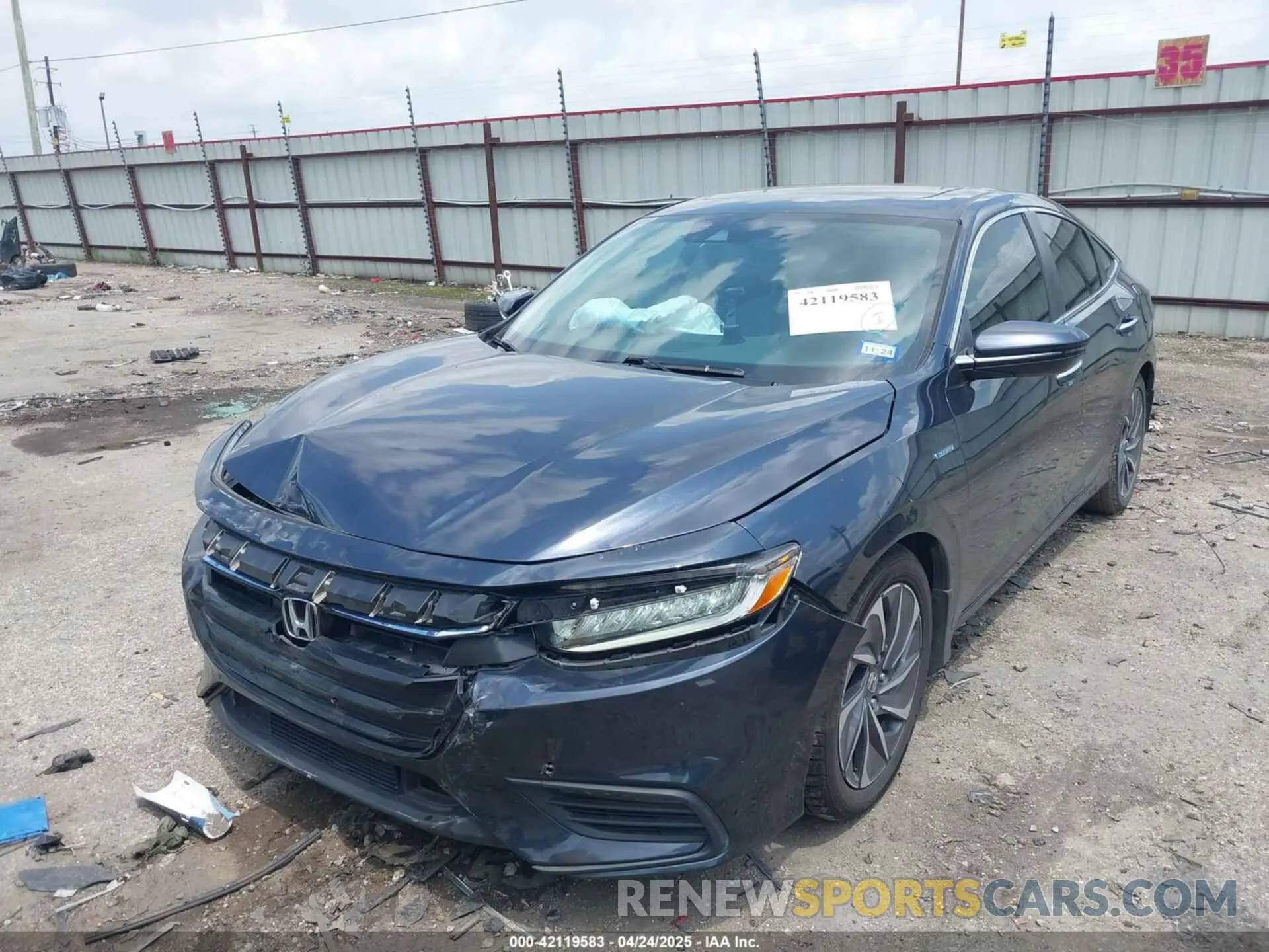 2 Photograph of a damaged car 19XZE4F92NE006127 HONDA INSIGHT 2022