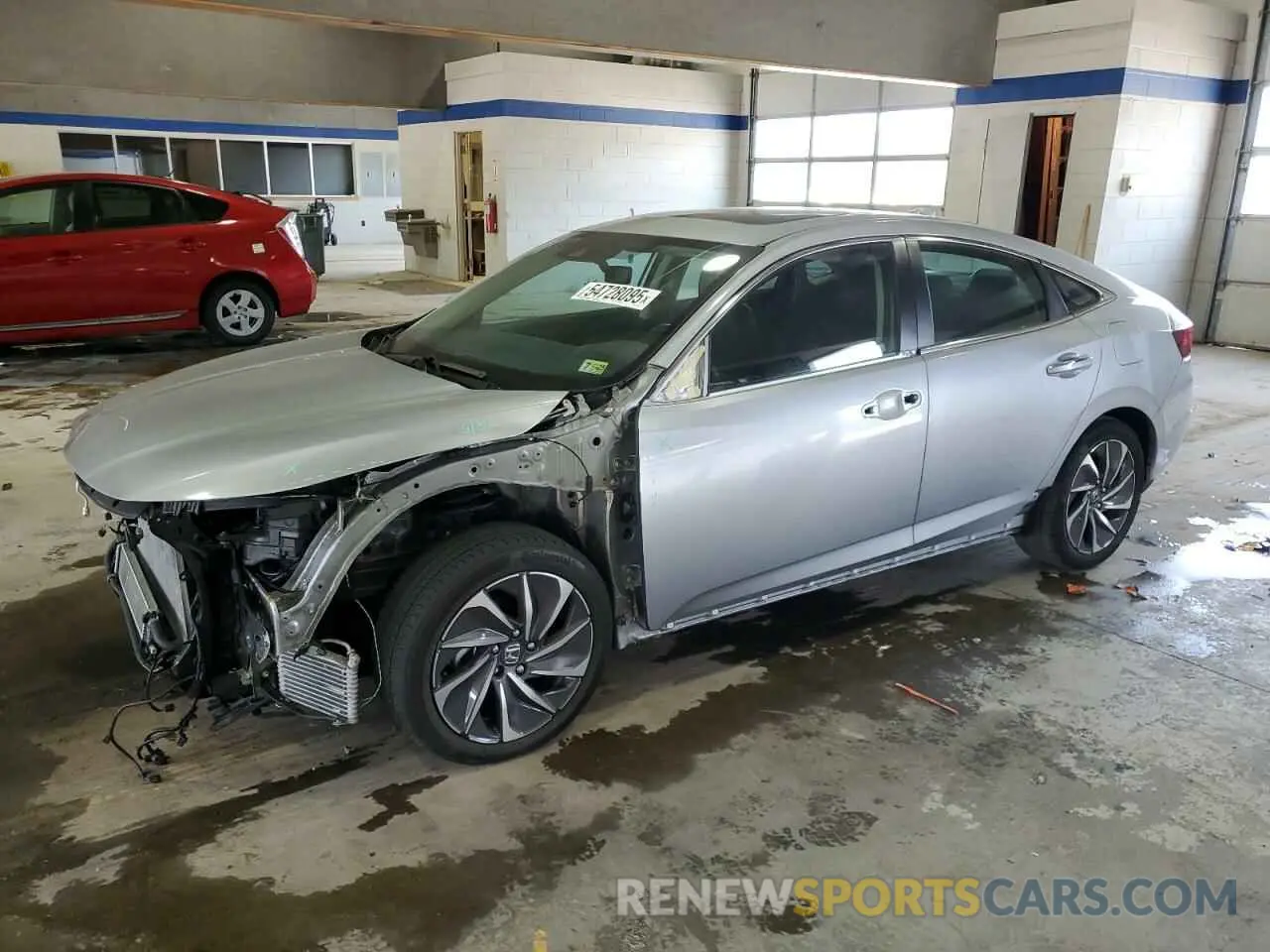 1 Photograph of a damaged car 19XZE4F95NE001343 HONDA INSIGHT 2022