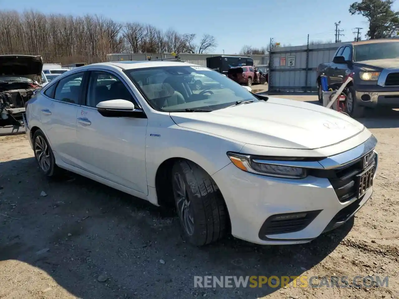 4 Photograph of a damaged car 19XZE4F95NE010012 HONDA INSIGHT 2022