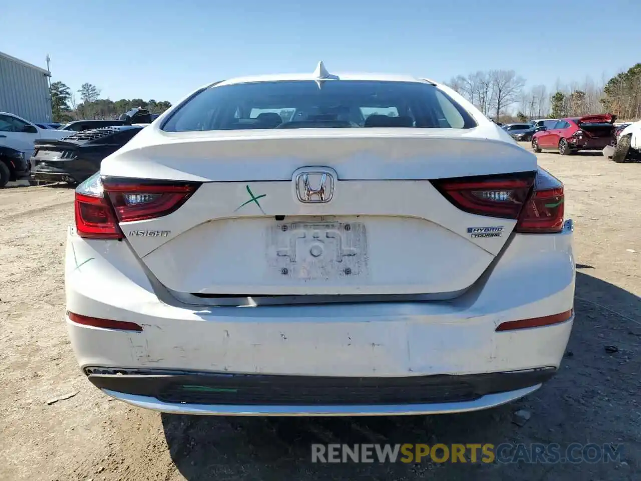 6 Photograph of a damaged car 19XZE4F95NE010012 HONDA INSIGHT 2022