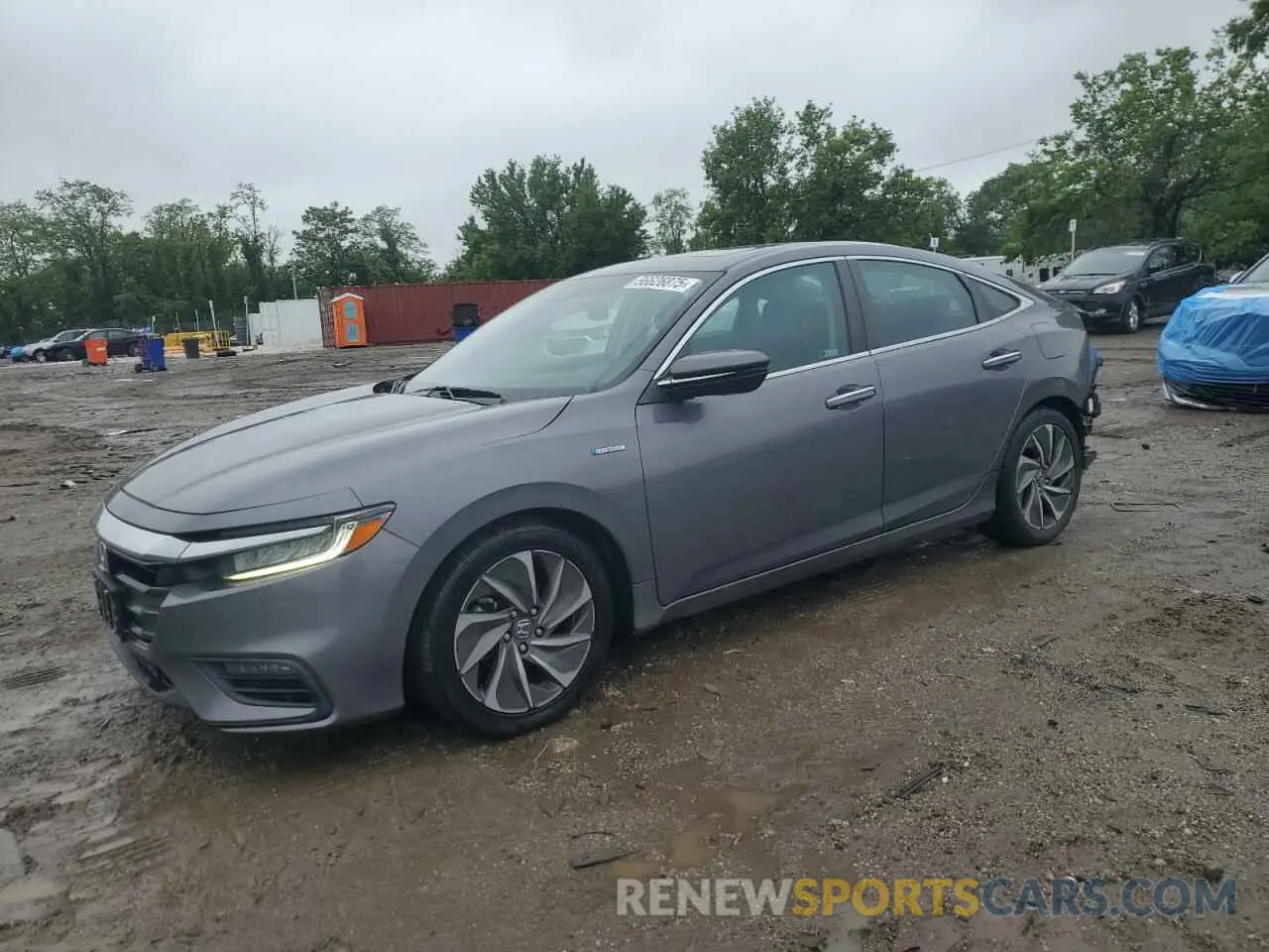 1 Photograph of a damaged car 19XZE4F98NE005192 HONDA INSIGHT 2022