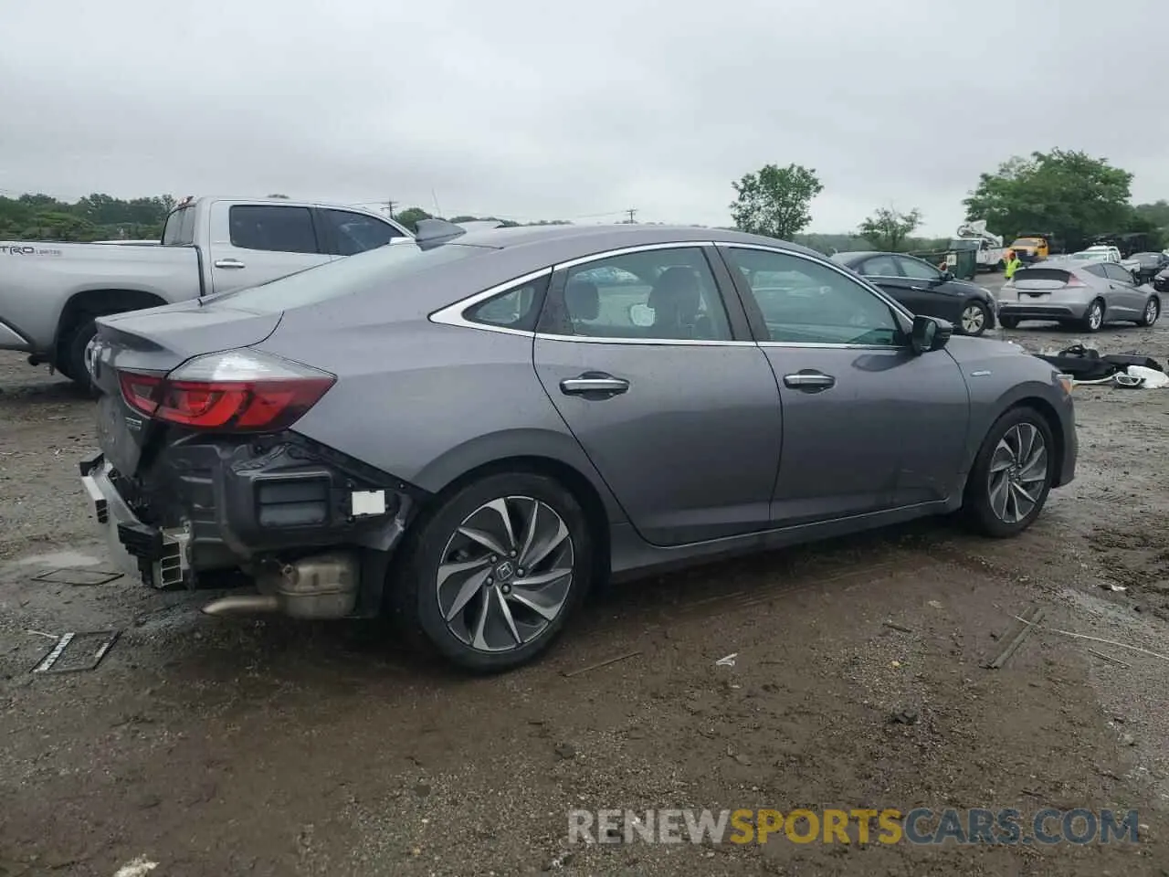 3 Photograph of a damaged car 19XZE4F98NE005192 HONDA INSIGHT 2022