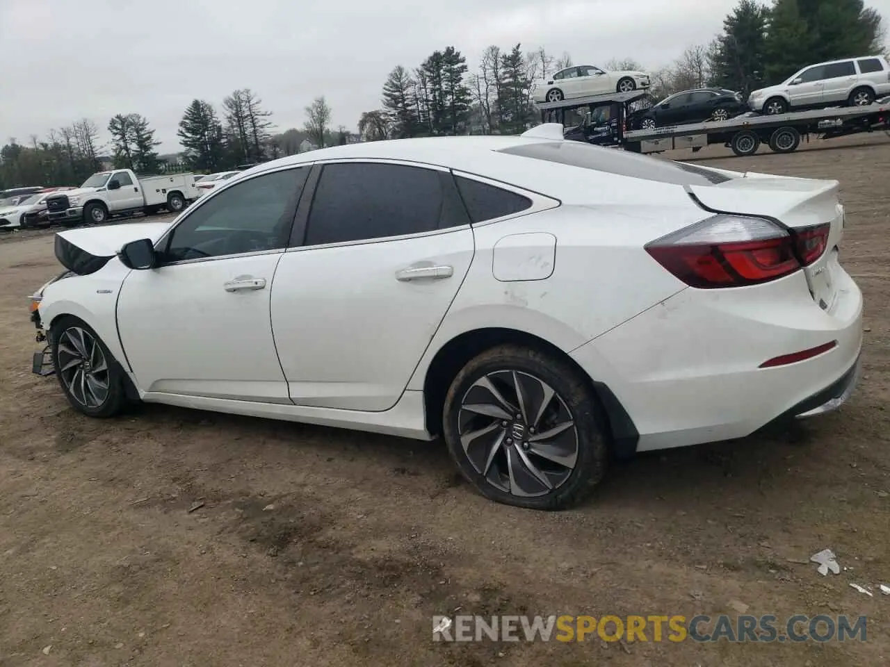 2 Photograph of a damaged car 19XZE4F99NE013494 HONDA INSIGHT 2022